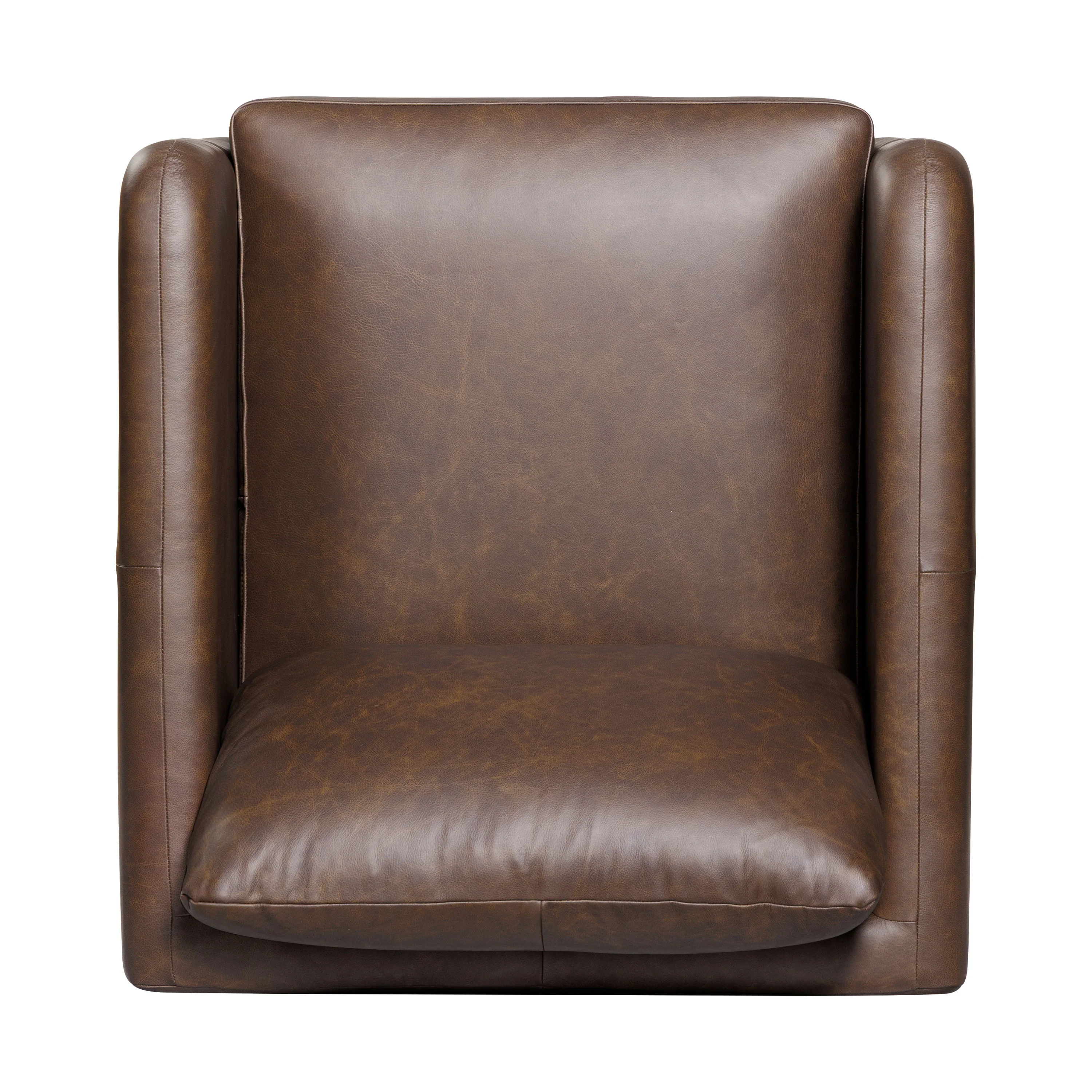 Bosco Leather Lounge Chair | Bridle Brown - Image 8