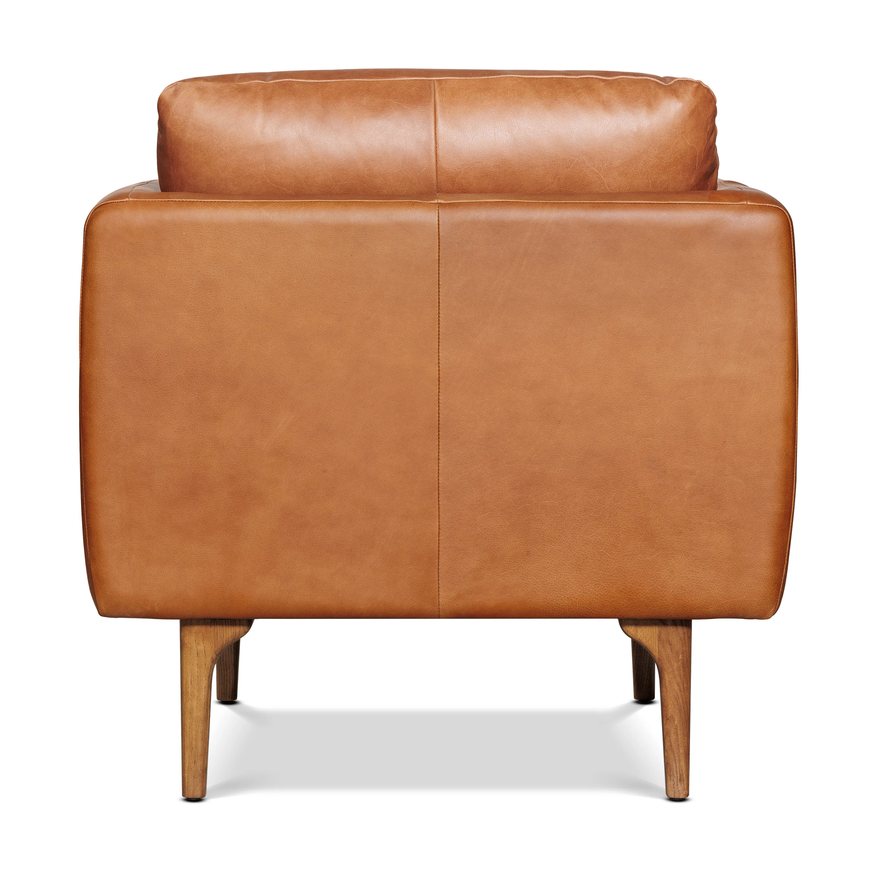 Bosco Leather Lounge Chair | Saddle Tan - Image 8