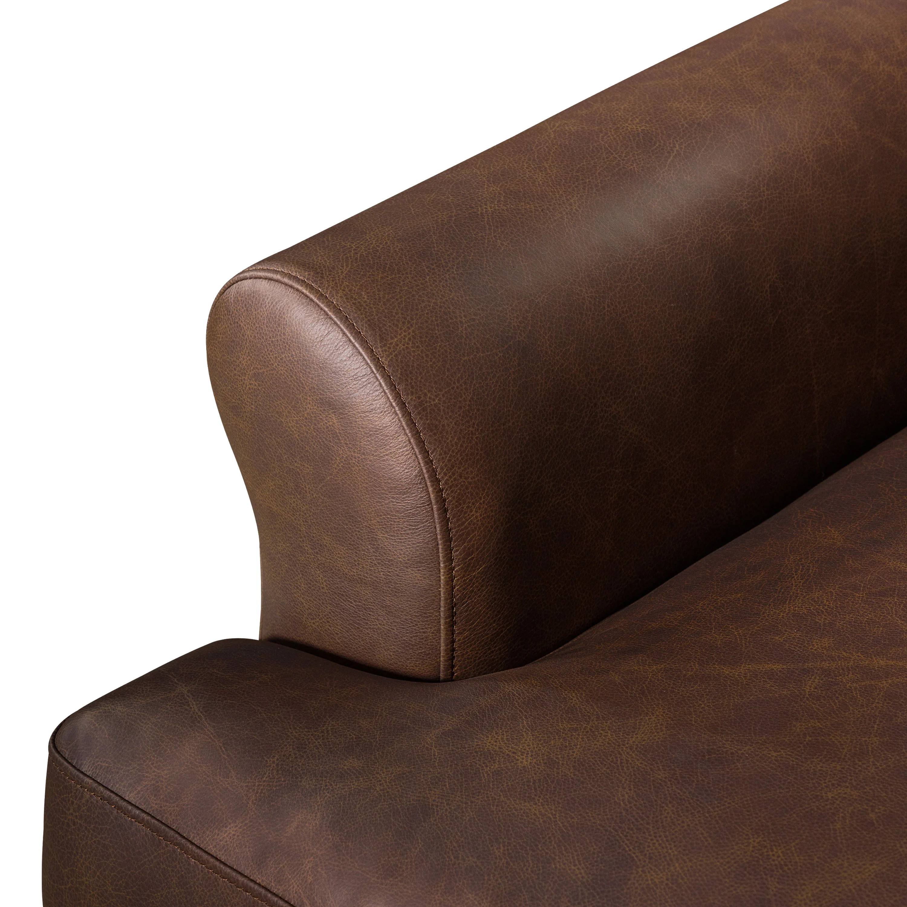 Bristol 90" Leather Sofa | Bridle Brown - Image 13
