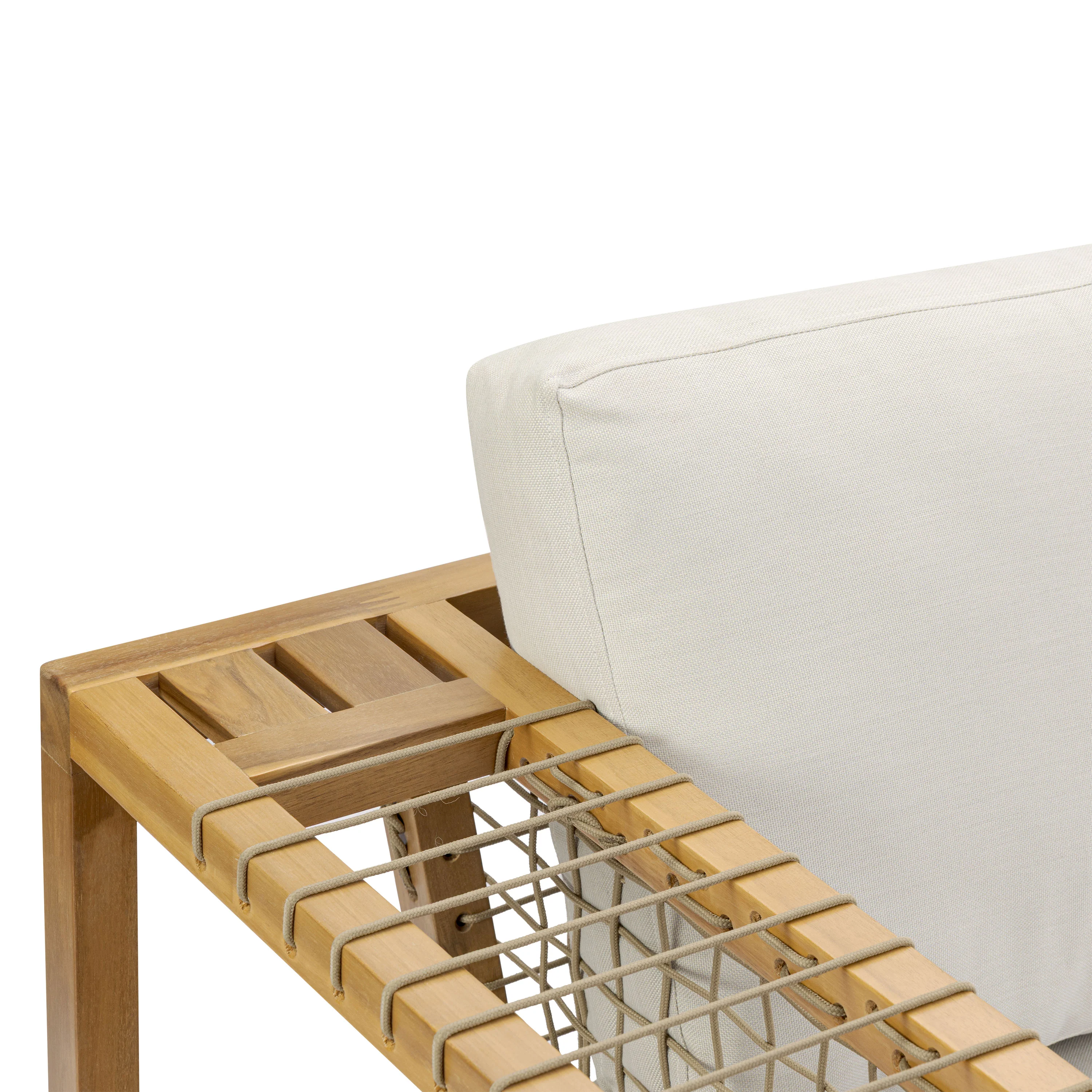 Brizo 90.5" Outdoor Daybed Sofa | Sand - Image 10