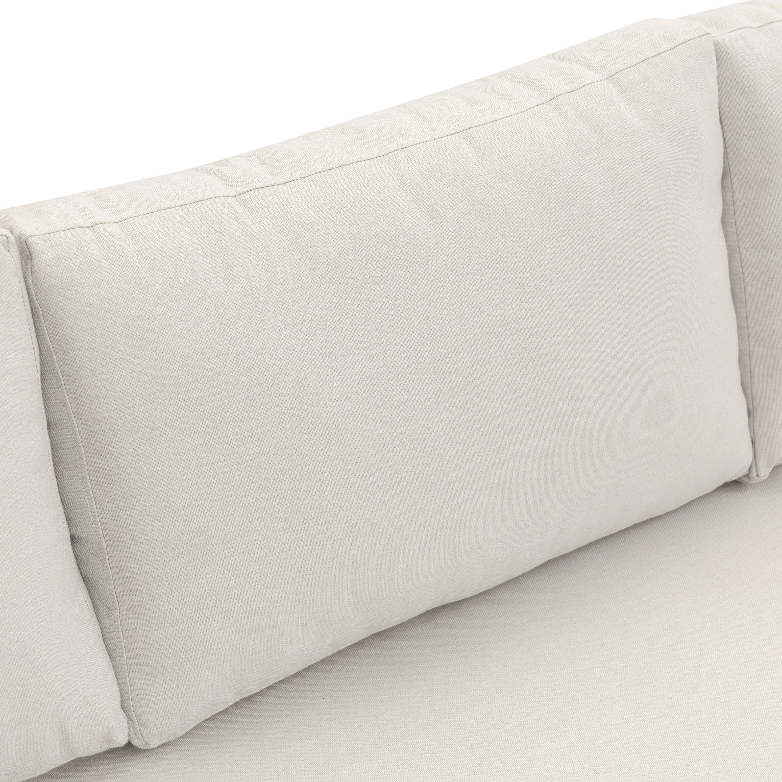 Brizo 90.5" Outdoor Daybed Sofa | Sand - Image 11