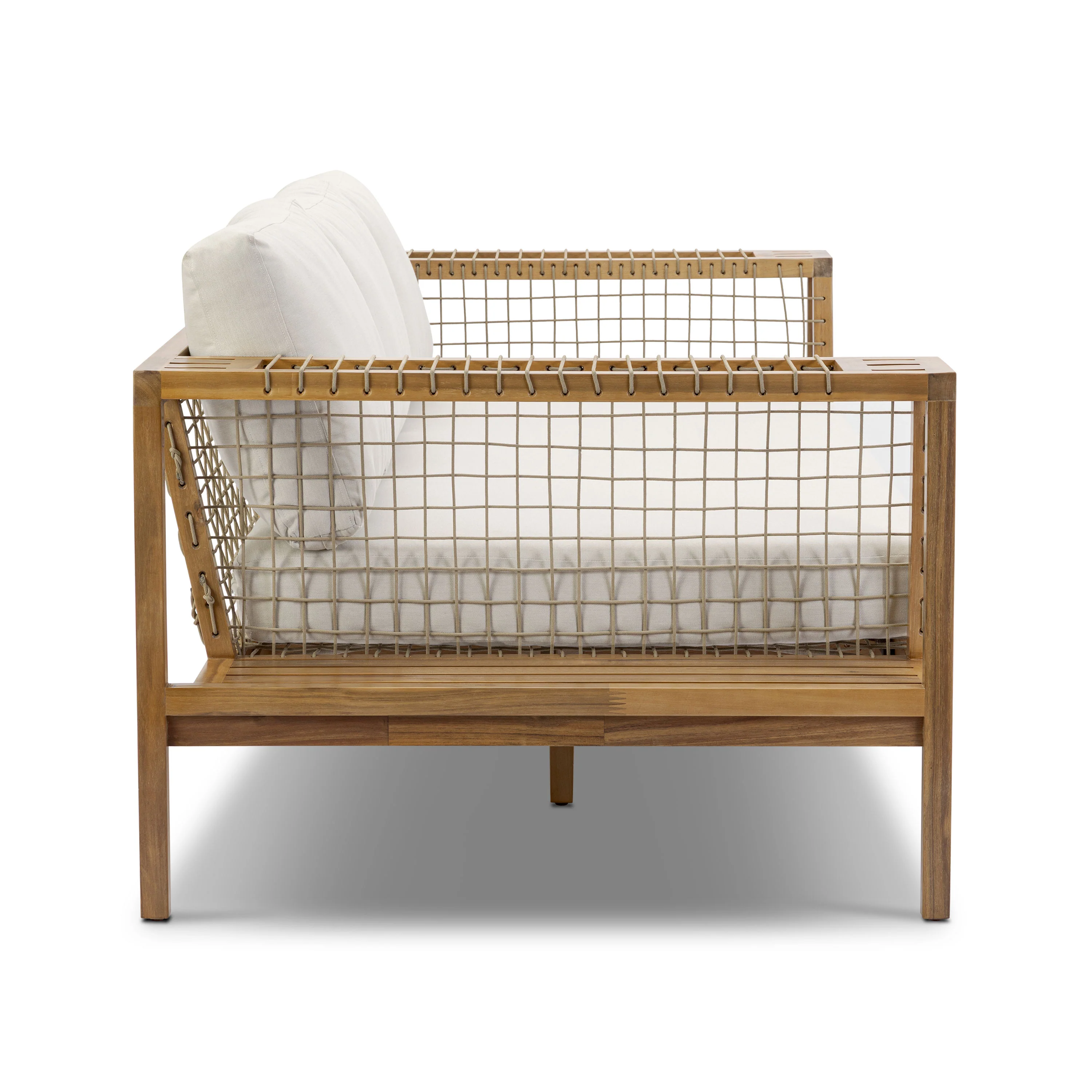 Brizo 90.5" Outdoor Daybed Sofa | Sand - Image 4