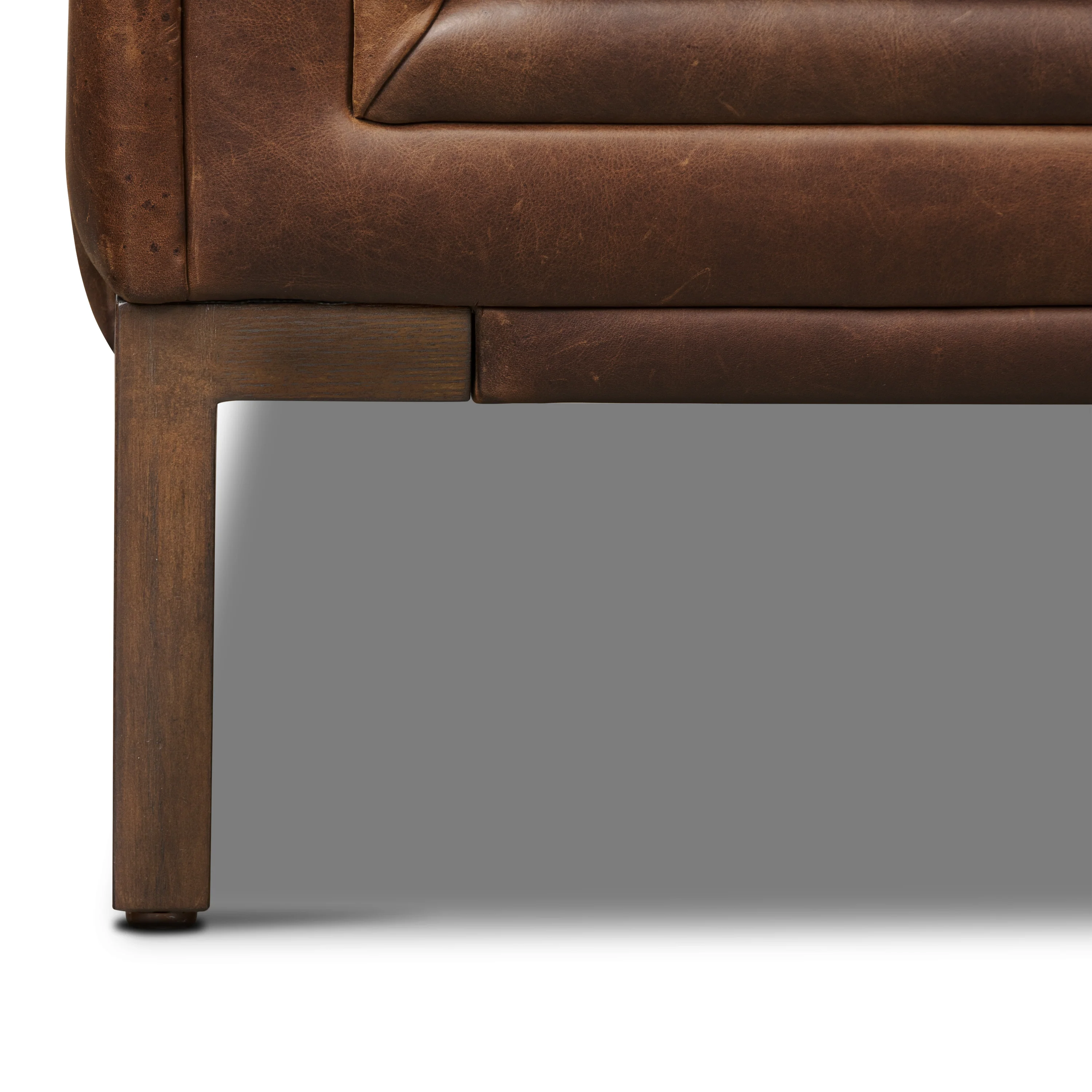 Bruges Leather Lounge Chair | Chocolate Brown - Image 13