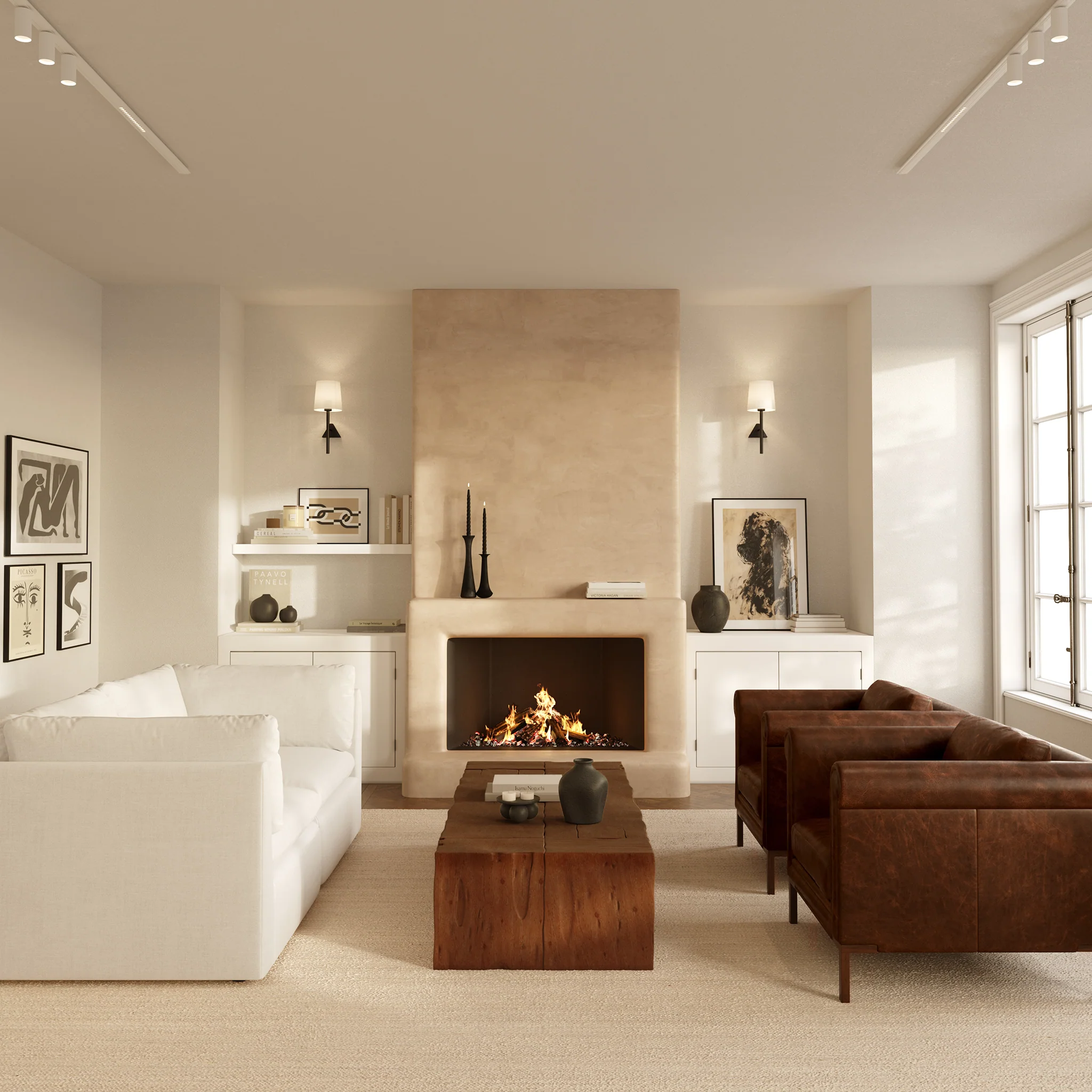 Bruges Leather Lounge Chair | Chocolate Brown - Image 3