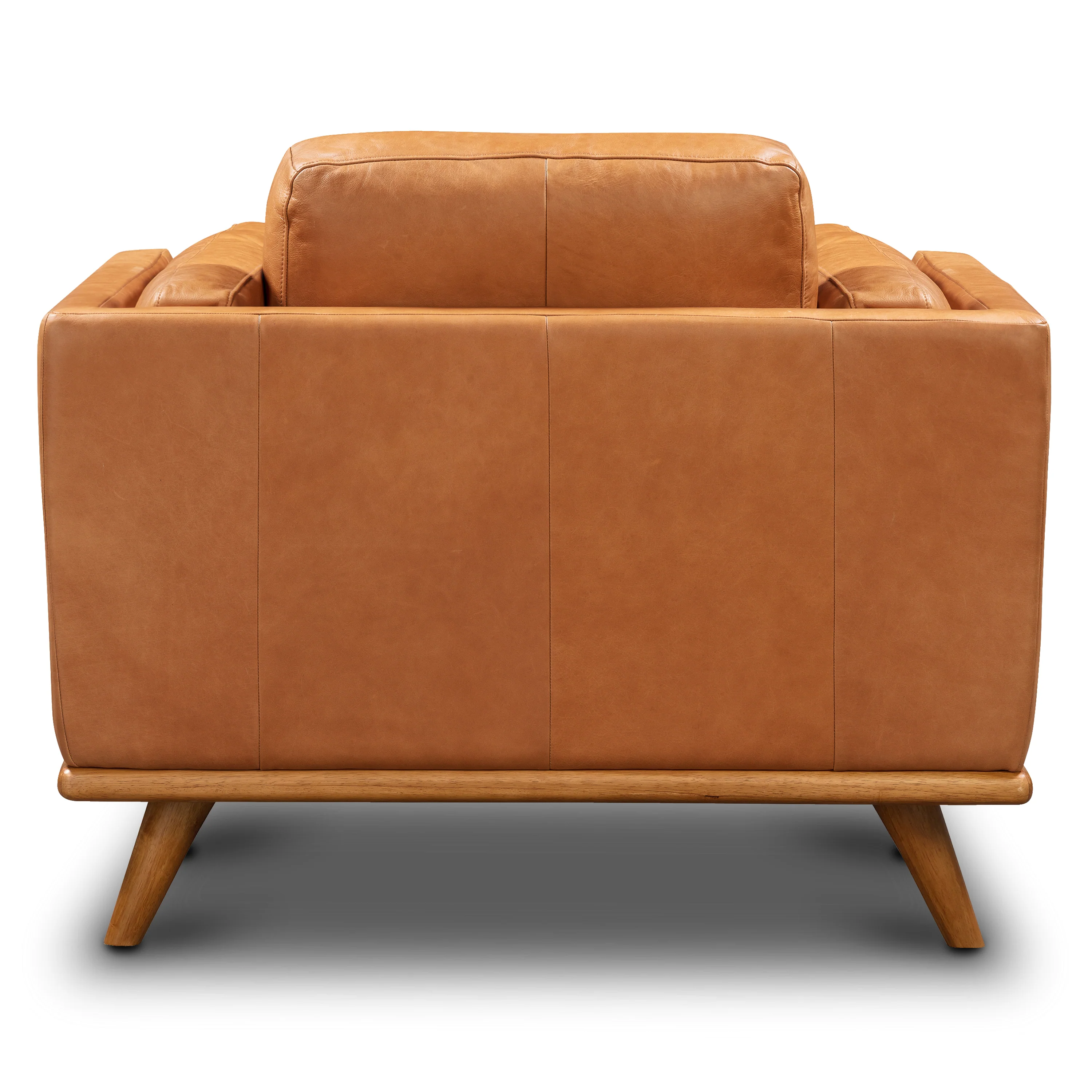 Cadiz Leather Lounge Chair | Saddle Tan - Image 6