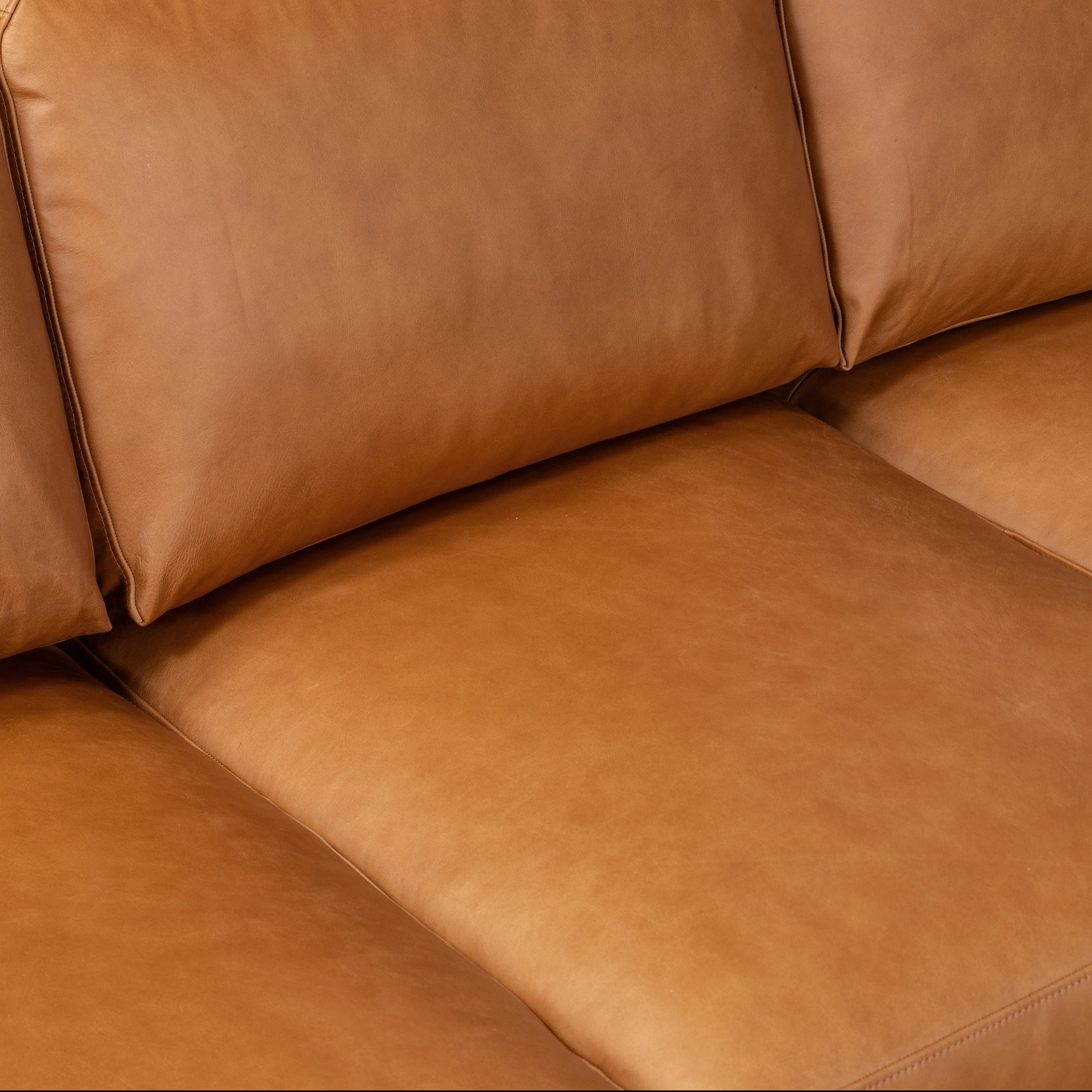 Cadiz 90" Leather Sofa | Saddle Tan - Image 12