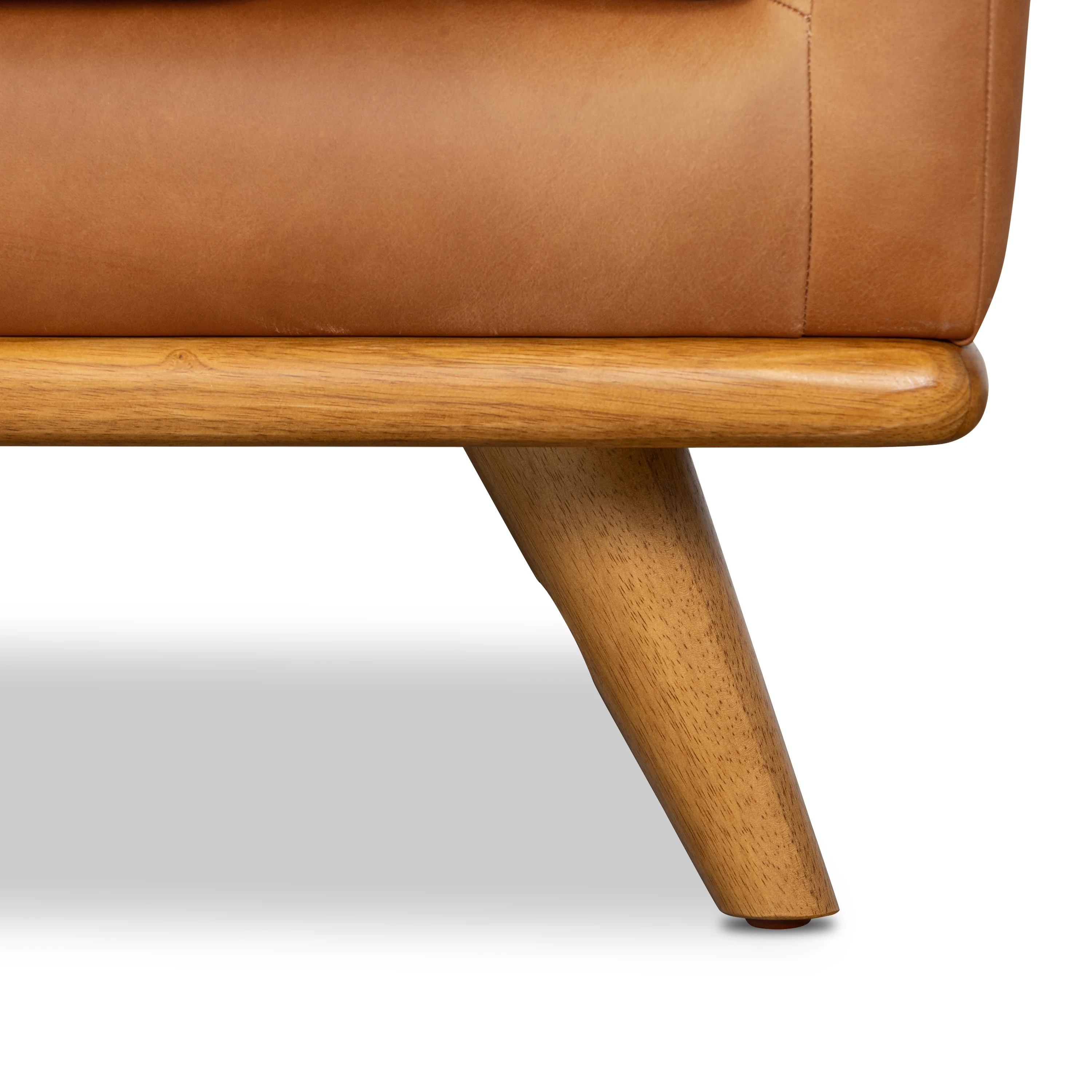 Cadiz 90" Leather Sofa | Saddle Tan - Image 15