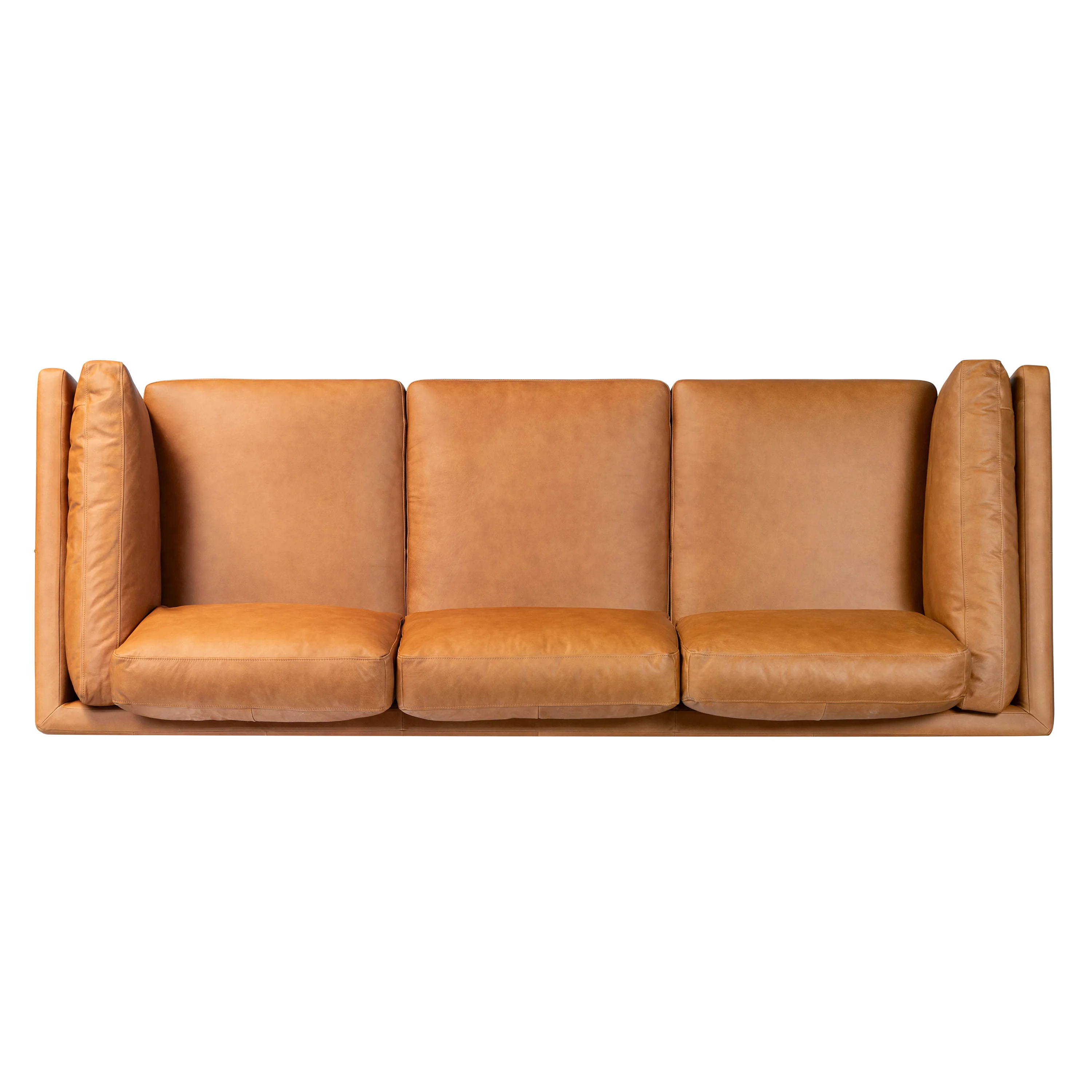 Cadiz 90" Leather Sofa | Saddle Tan - Image 6