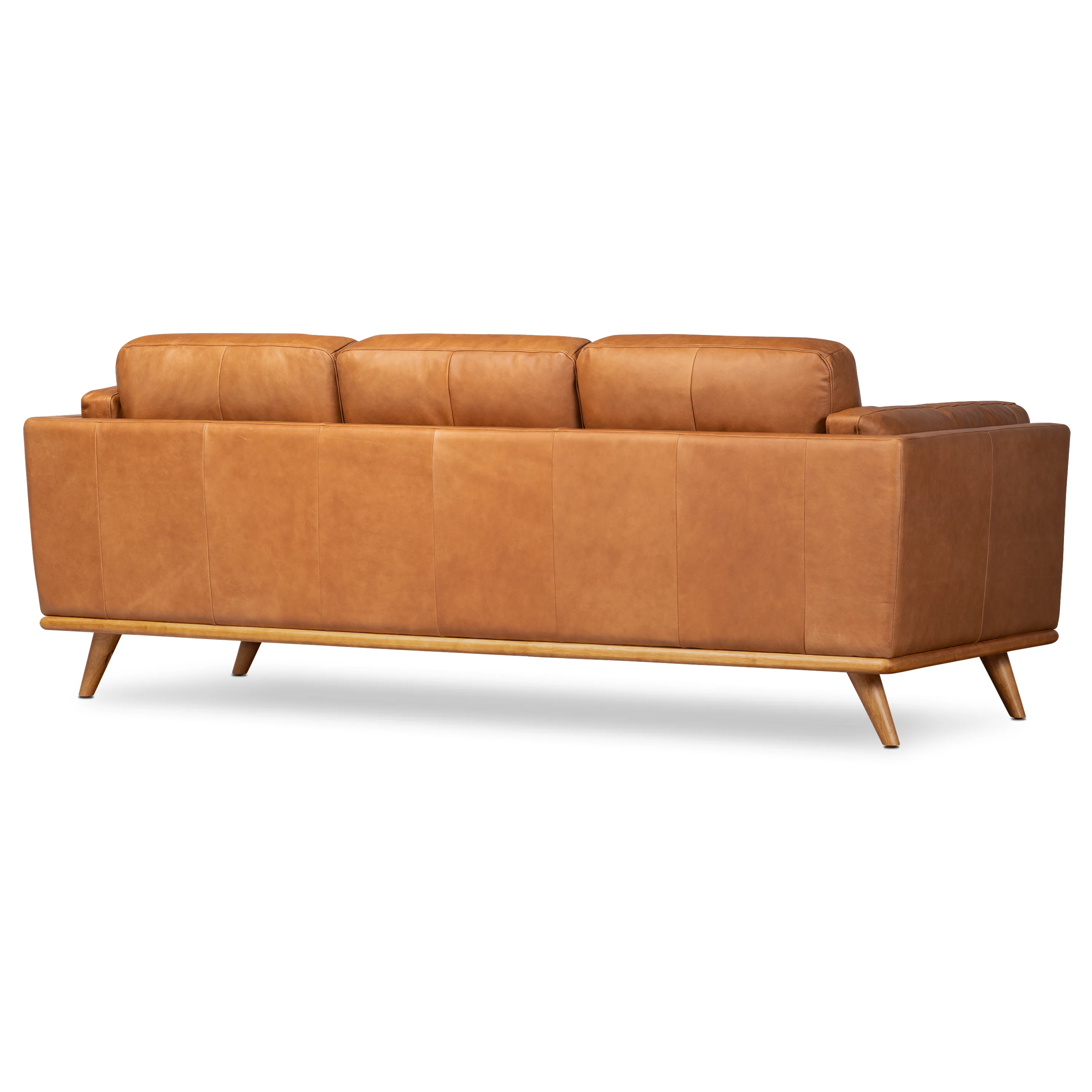 Cadiz 90" Leather Sofa | Saddle Tan - Image 7