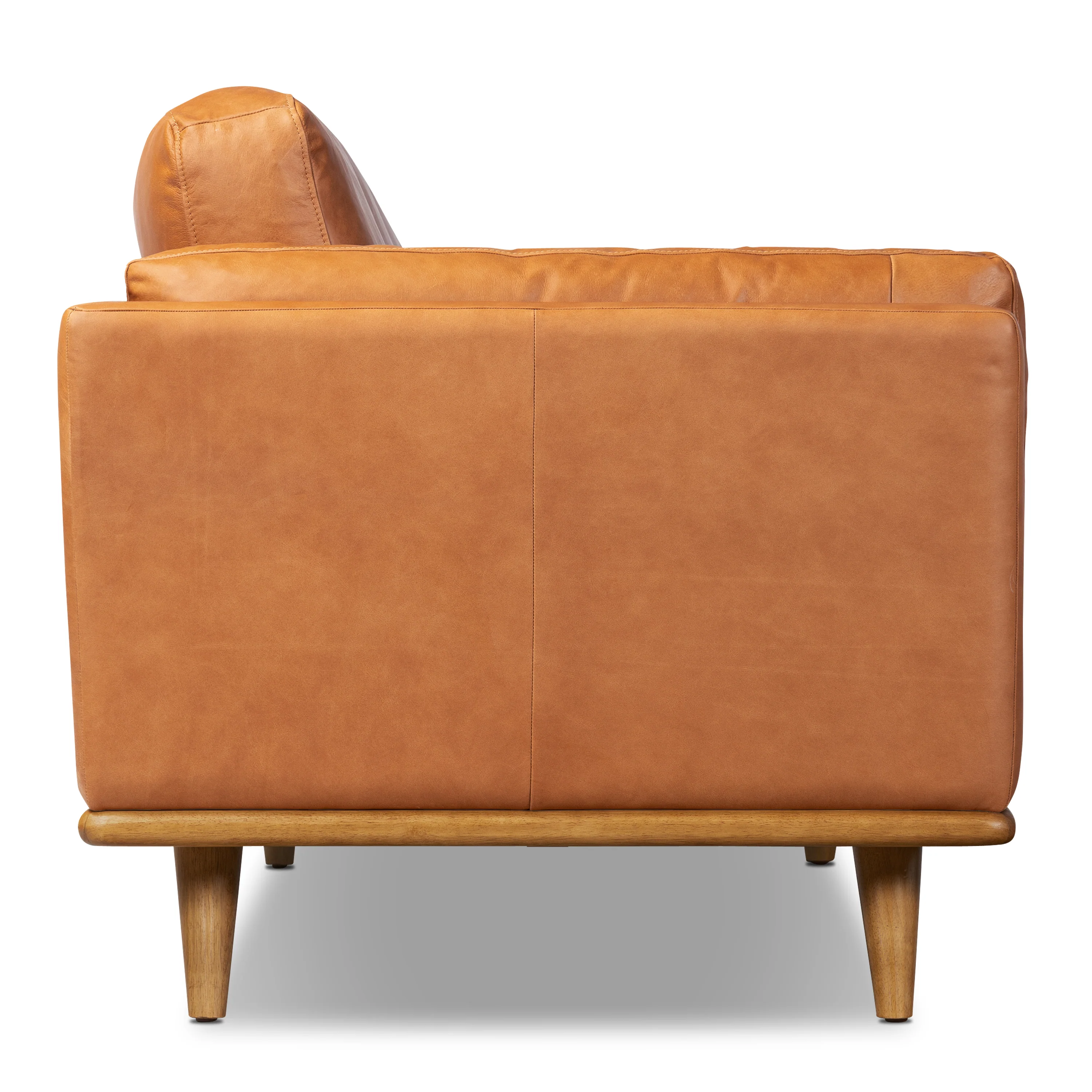 Cadiz 90" Leather Sofa | Saddle Tan - Image 9