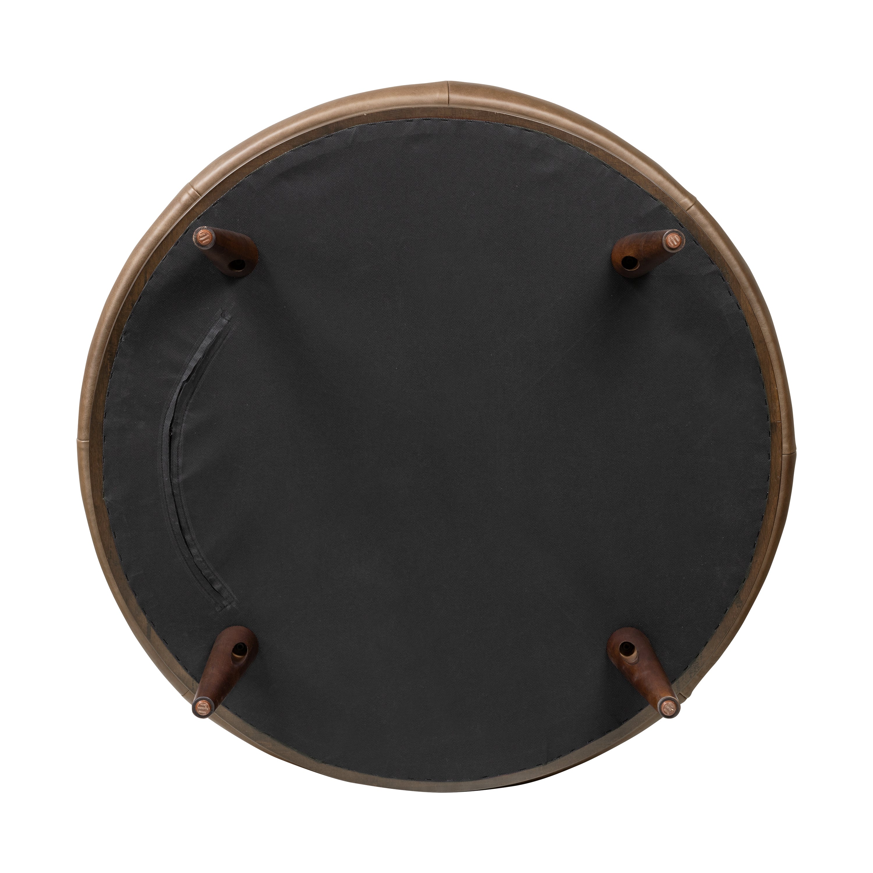 Gio Leather Ottoman | Cocoa Brown - Image 7