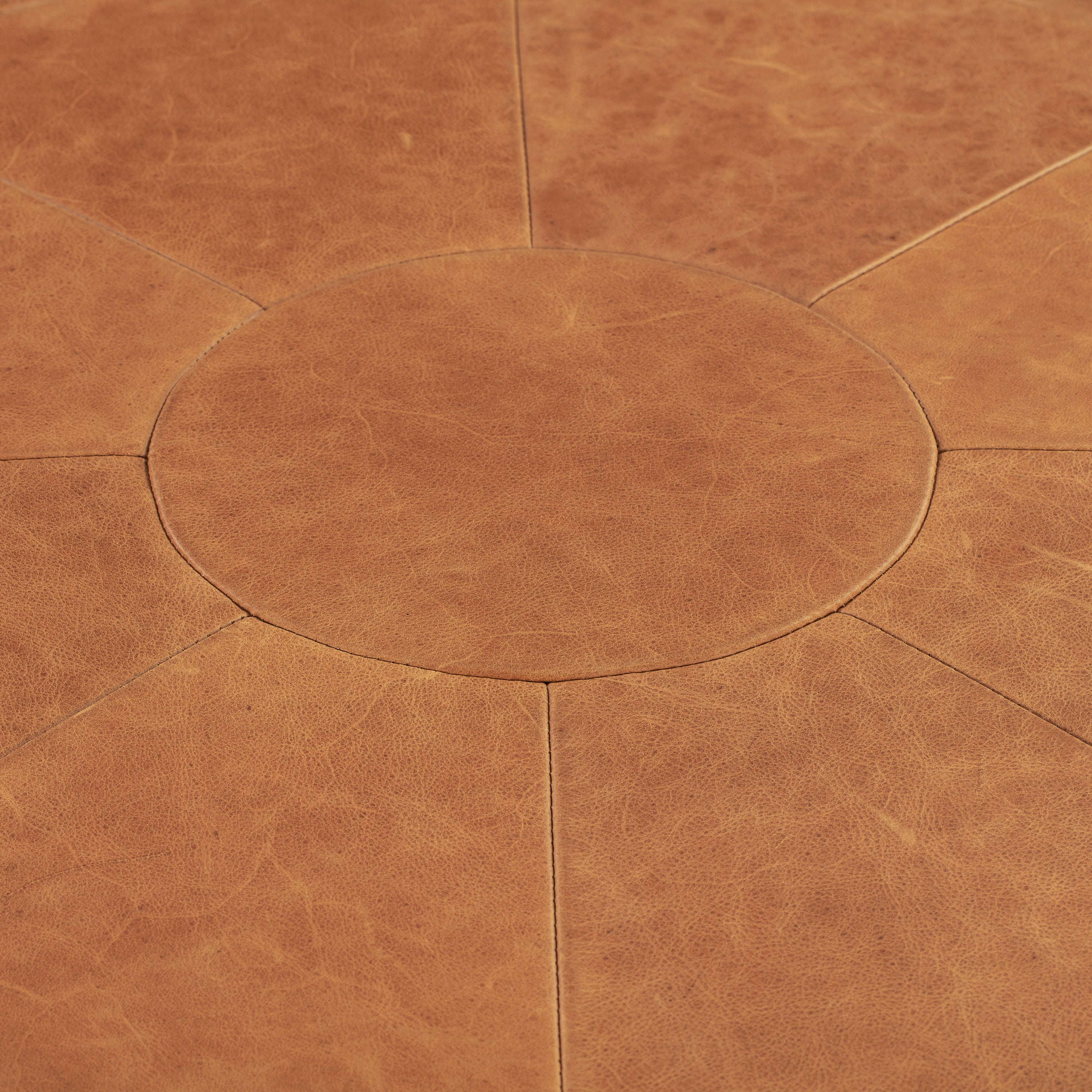 Gio Leather Ottoman | Cognac Tan - Image 10