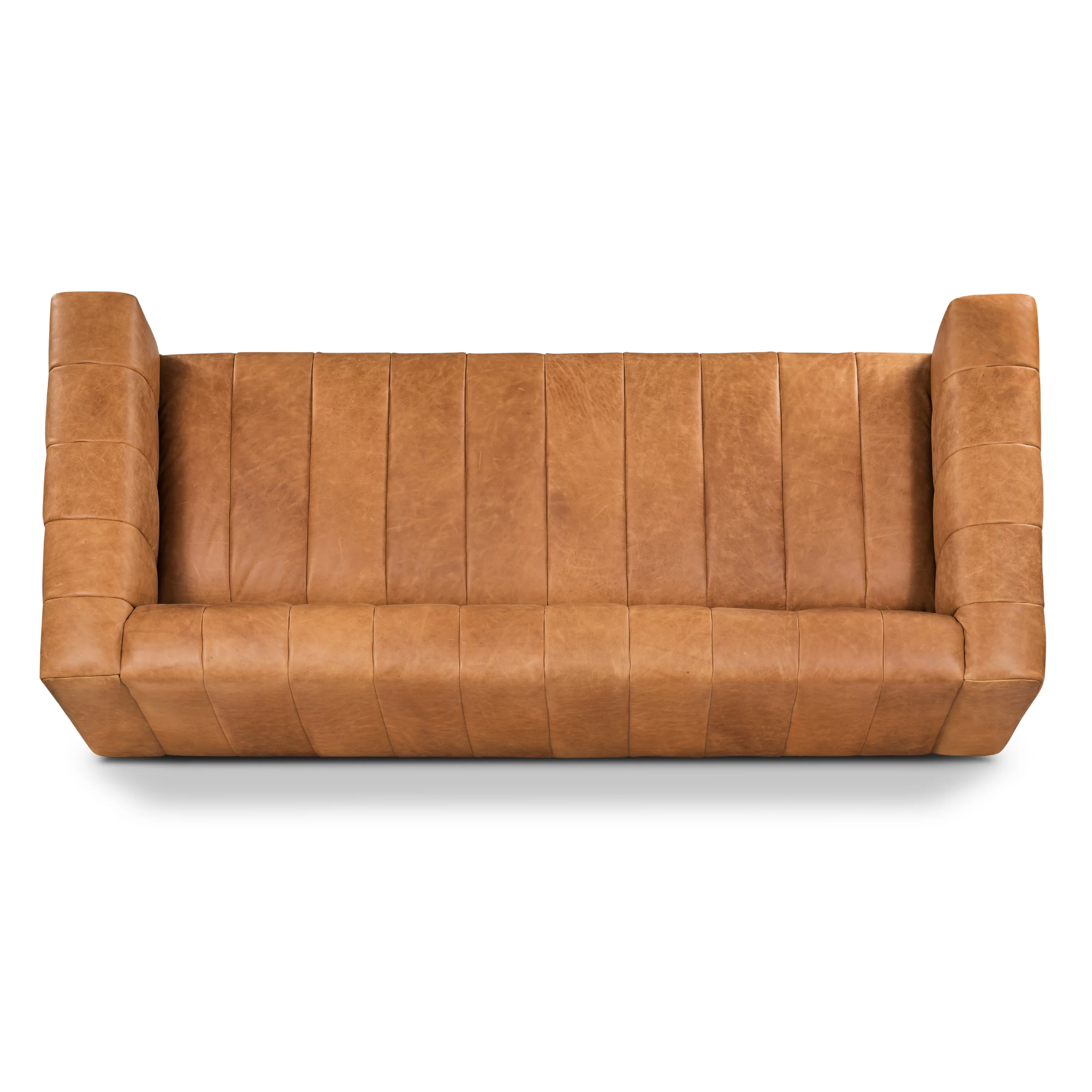 Canale 86" Leather Sofa | Cognac Tan - Image 6