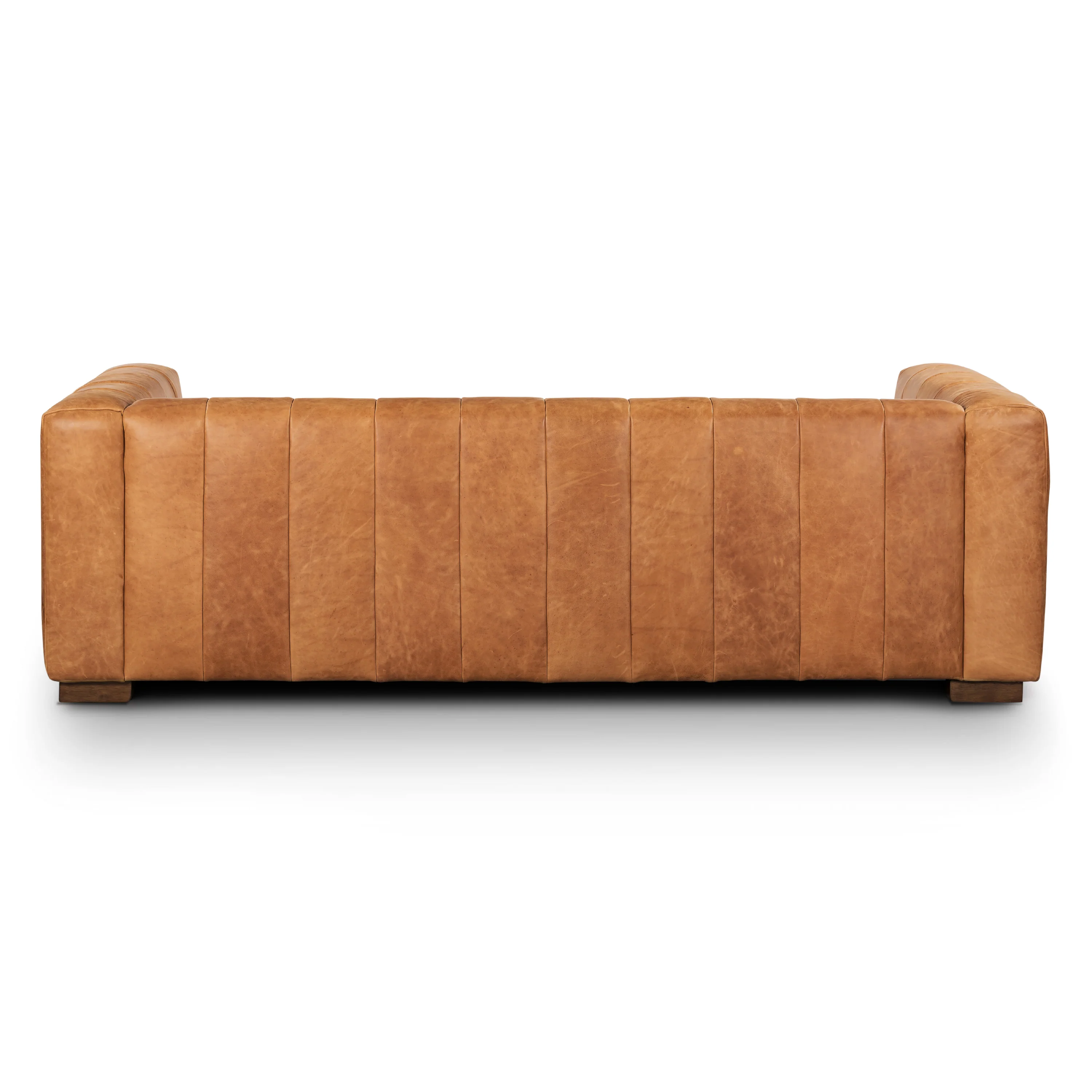 Canale 86" Leather Sofa | Cognac Tan - Image 8