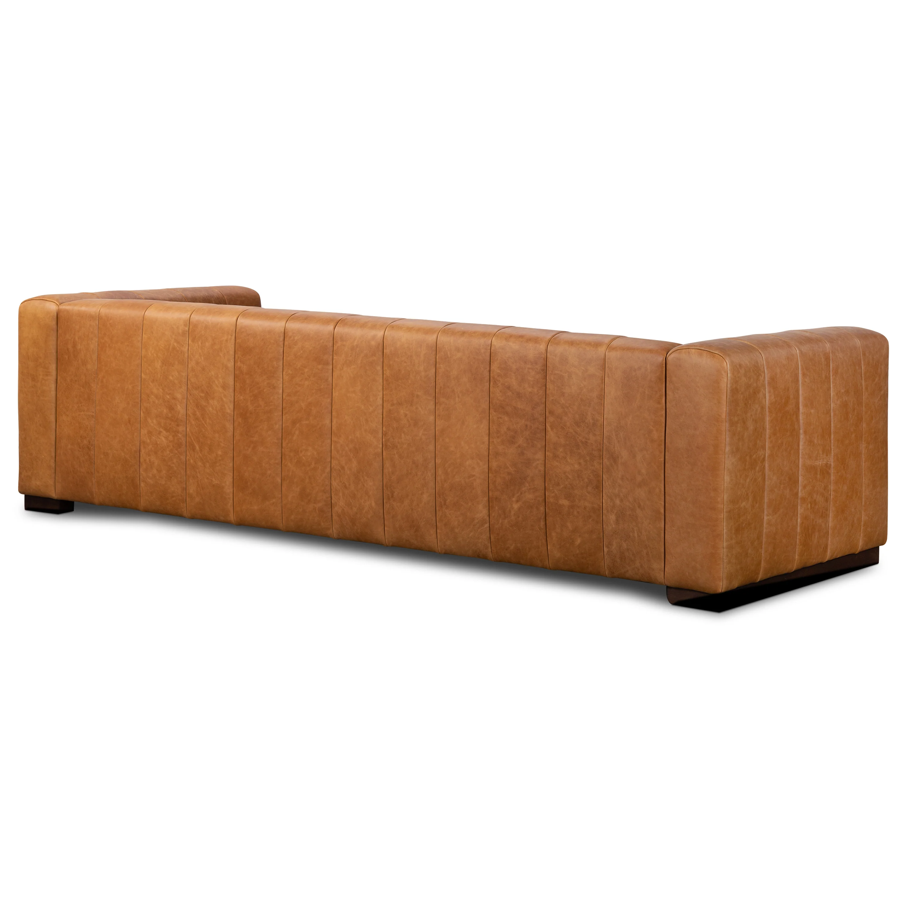 Canale 99" Leather Sofa | Cognac Tan - Image 6