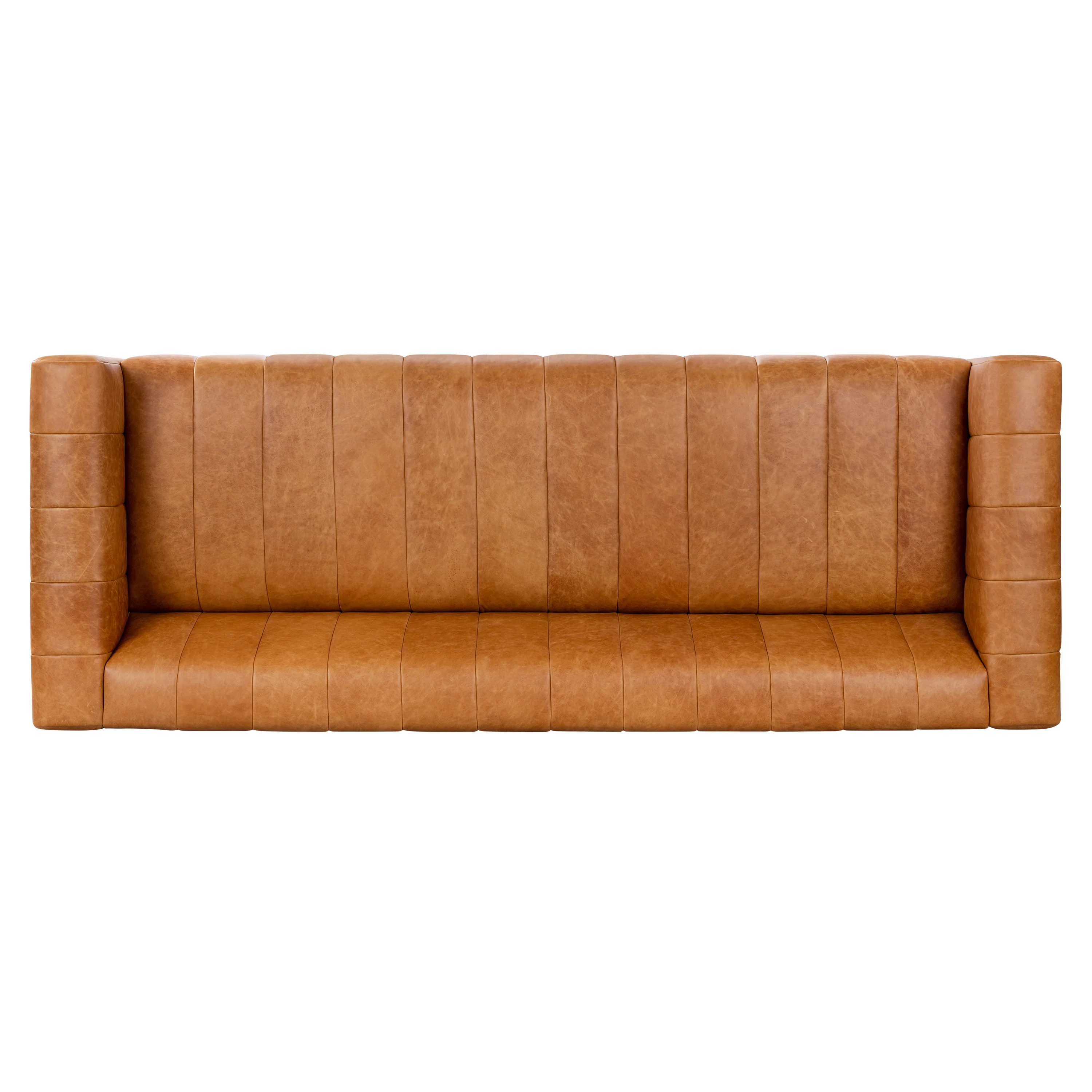 Canale 99" Leather Sofa | Cognac Tan - Image 8