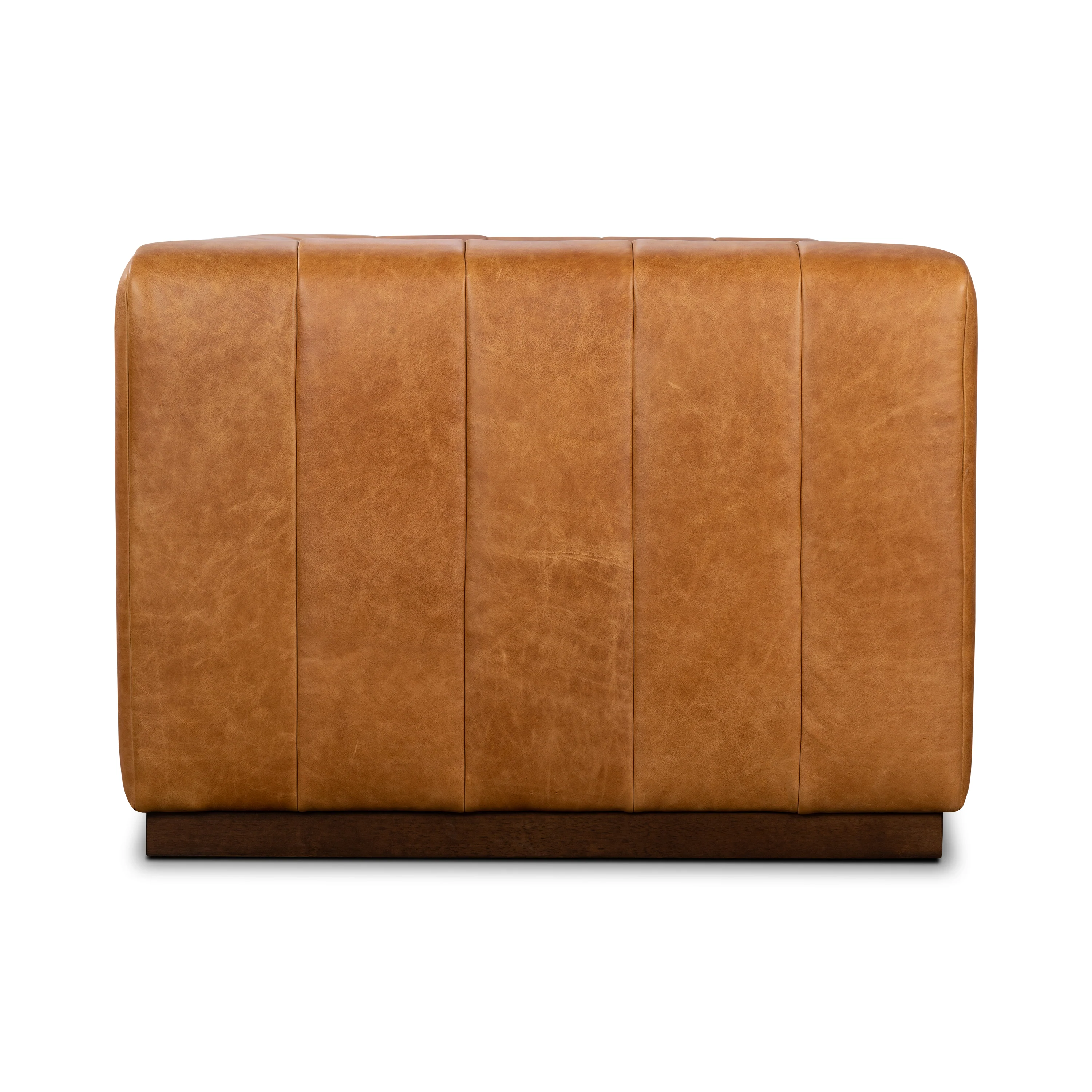Canale 99" Leather Sofa | Cognac Tan - Image 9