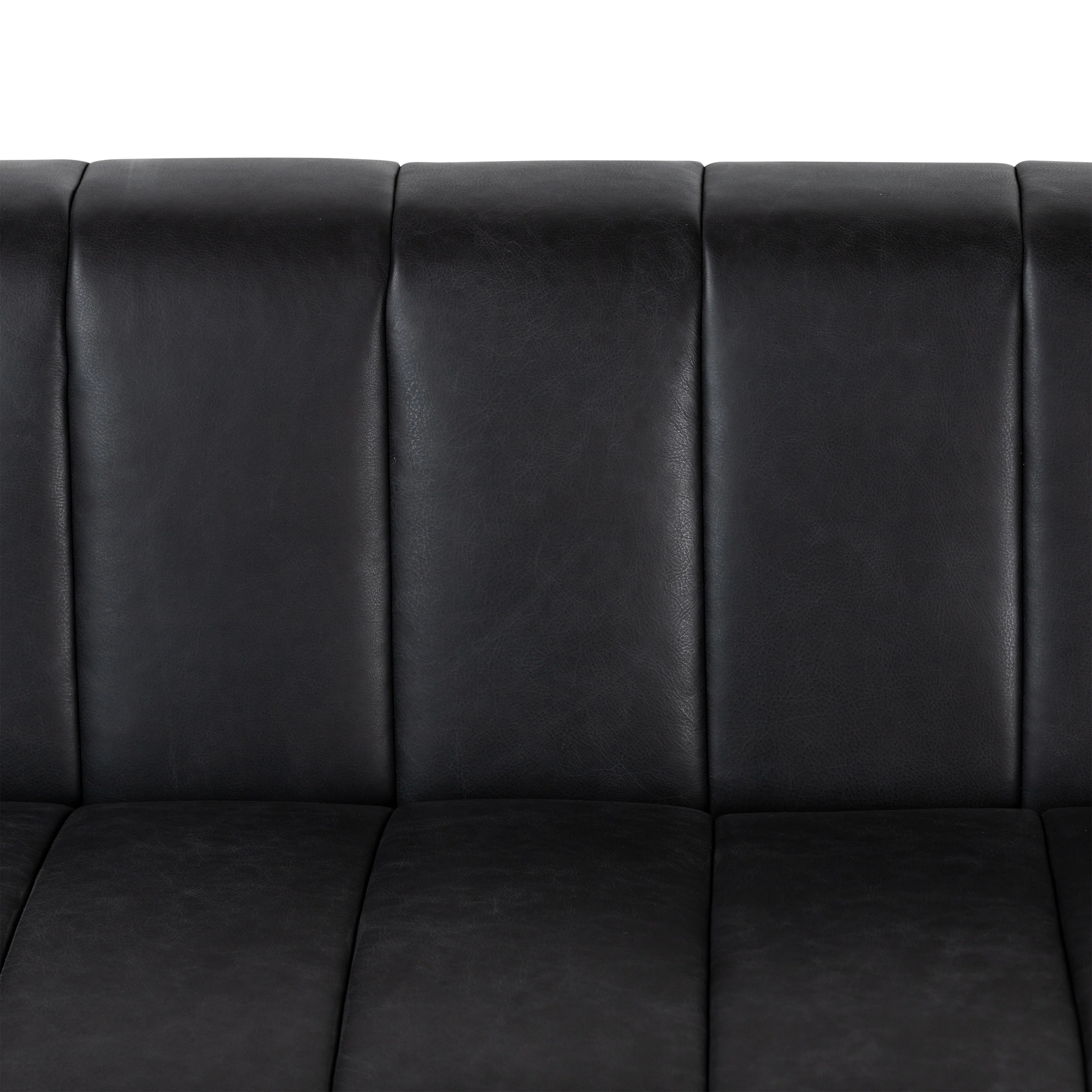 Canale 86" Leather Sofa | Onyx Black - Image 10