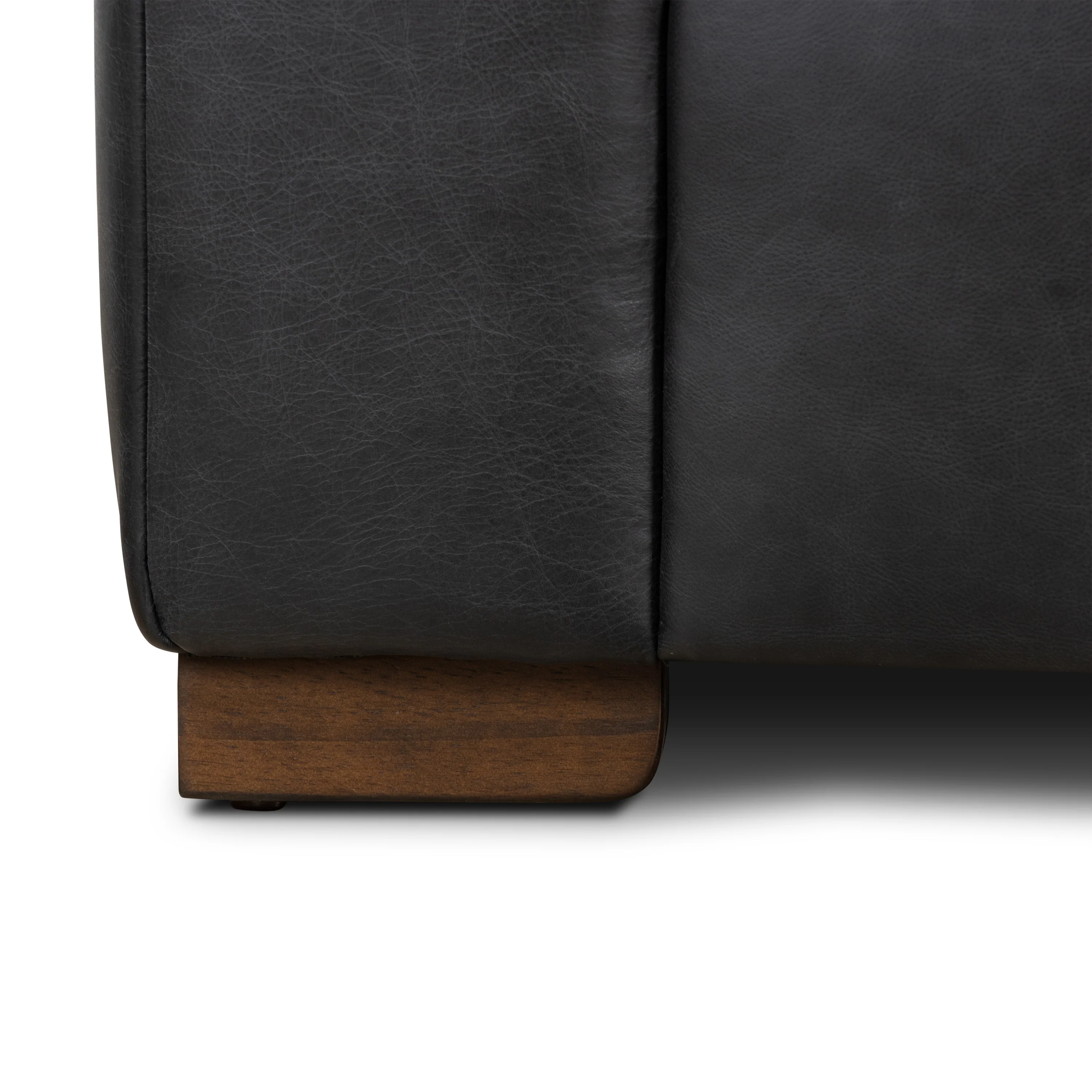 Canale 86" Leather Sofa | Onyx Black - Image 12