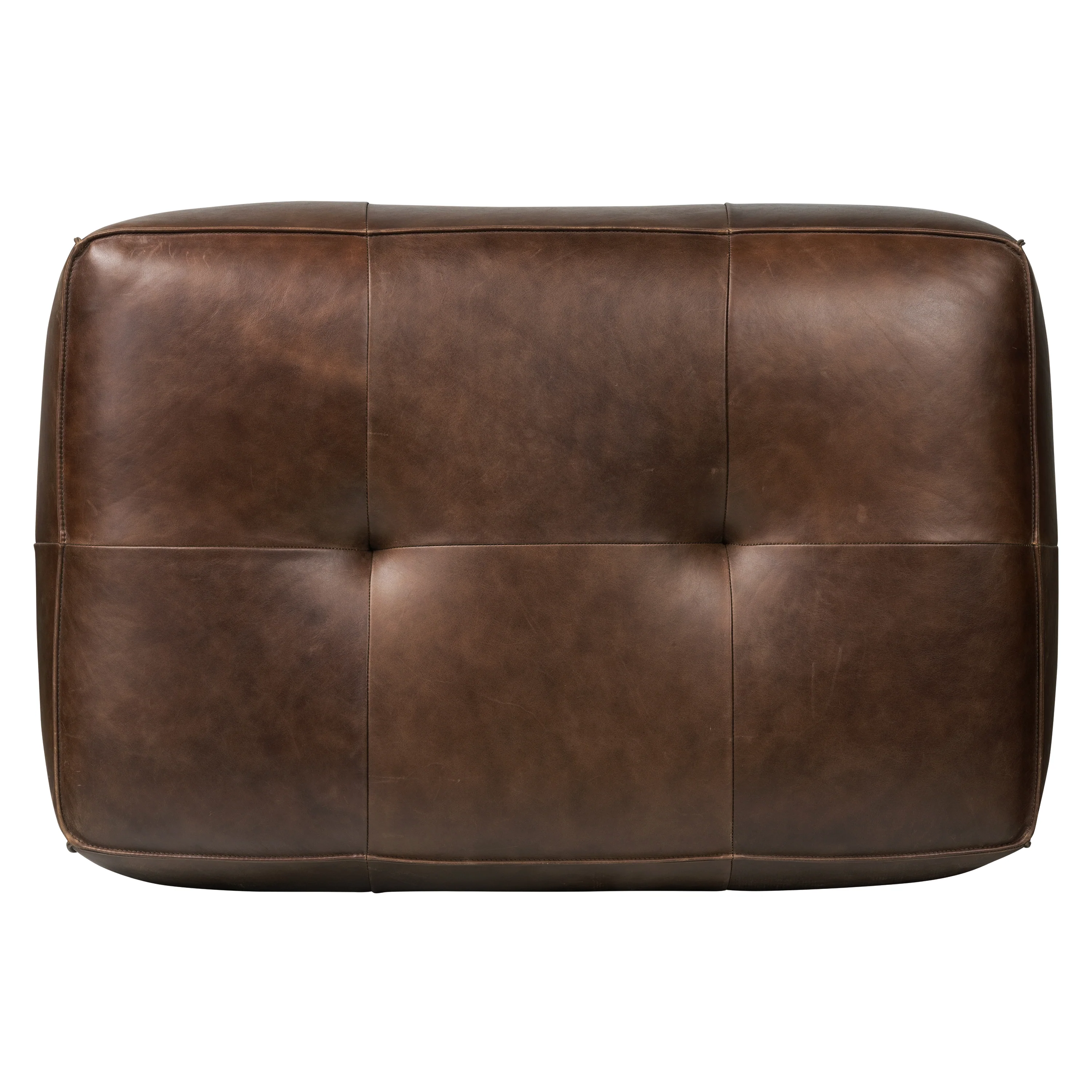 Capa Leather Ottoman | Chocolate Brown - Image 7