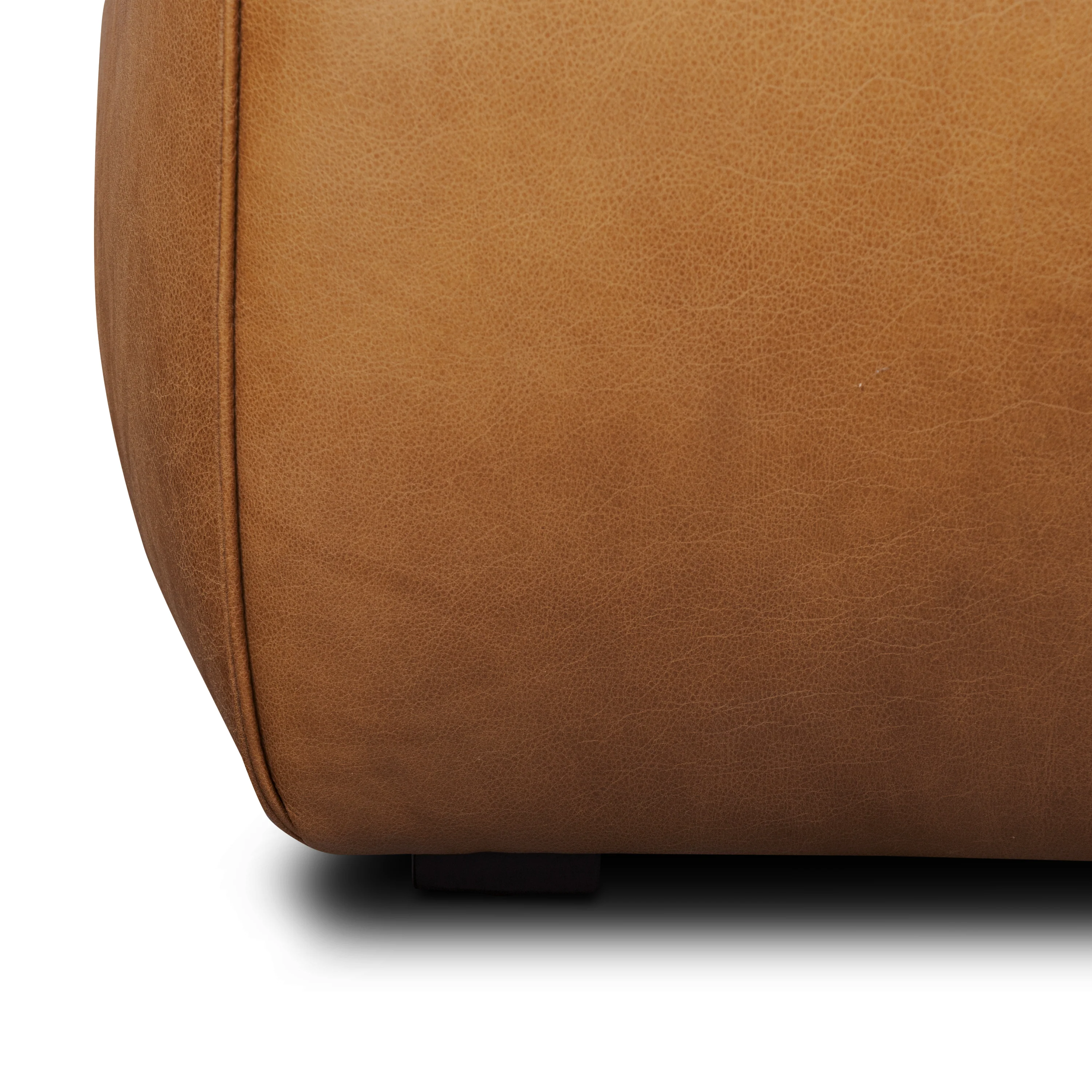 Capa Leather Ottoman | Saddle Tan - Image 10
