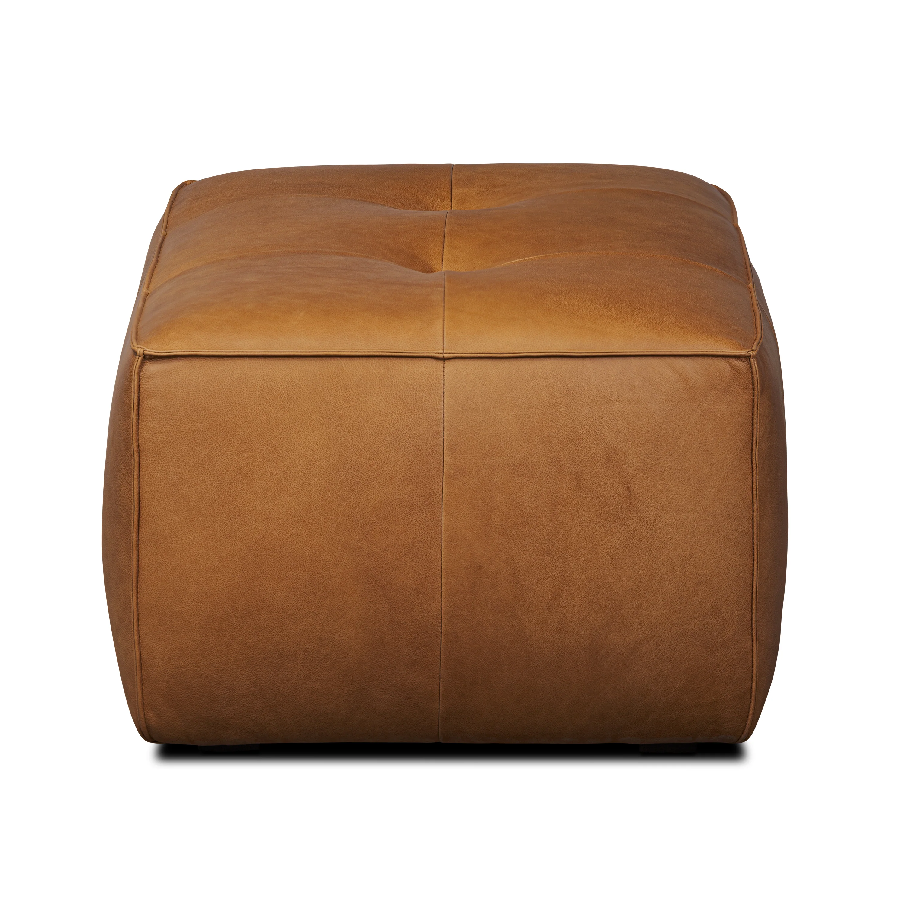 Capa Leather Ottoman | Saddle Tan - Image 6