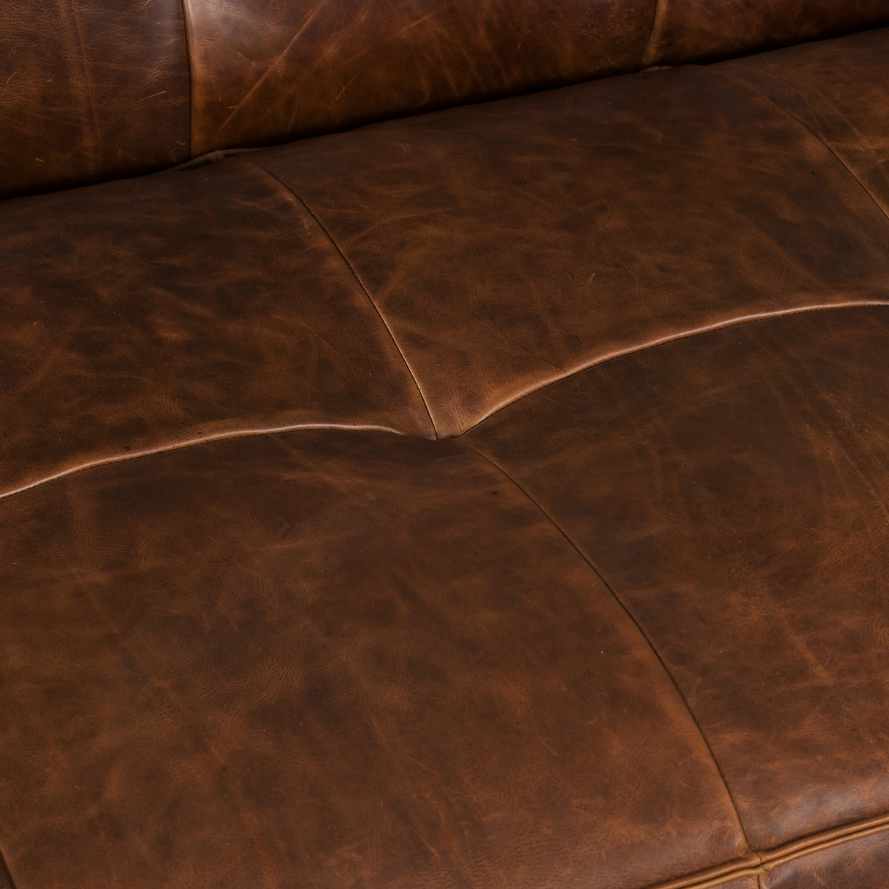 Capa 96.5" Leather Sofa | Chocolate Brown - Image 11
