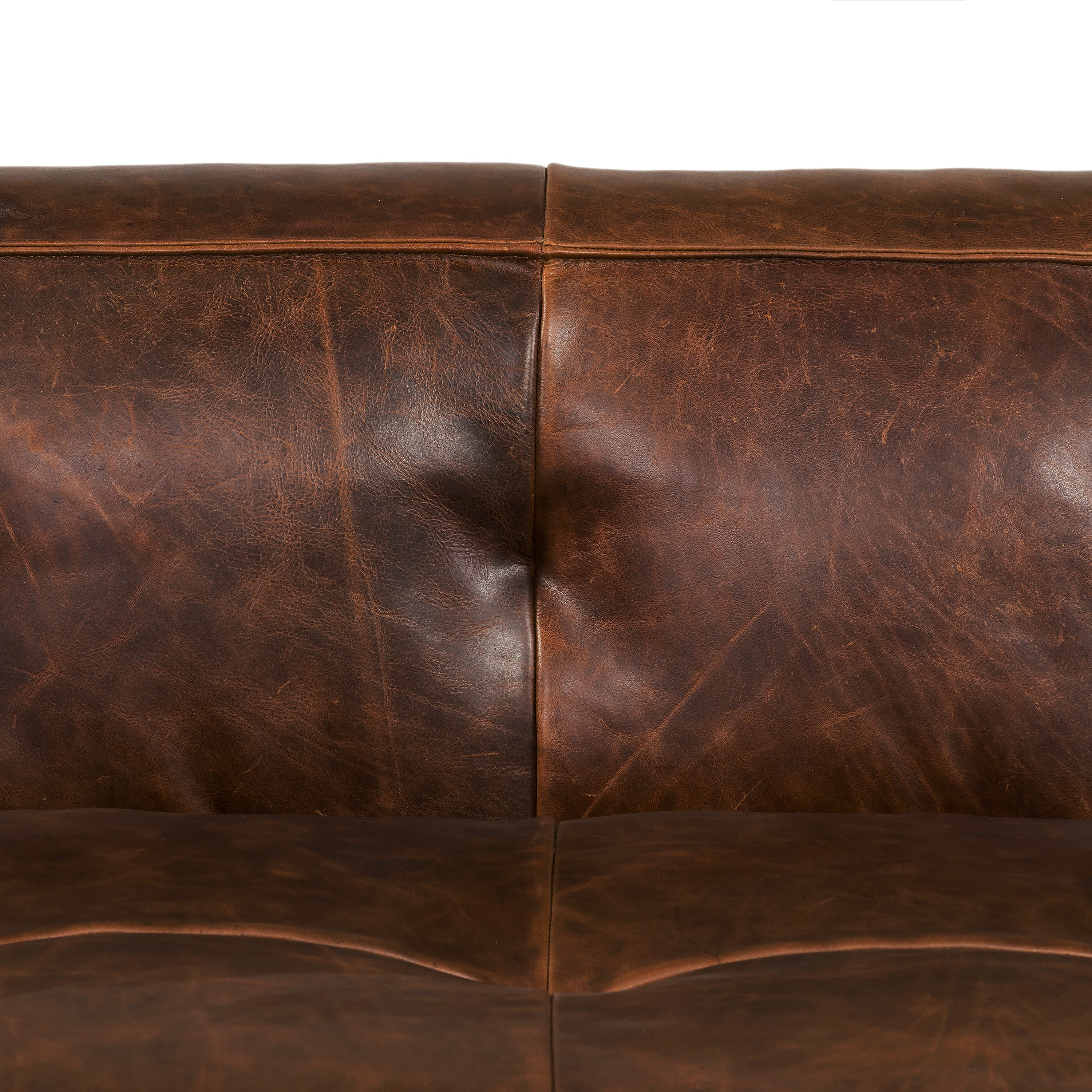 Capa 96.5" Leather Sofa | Chocolate Brown - Image 12