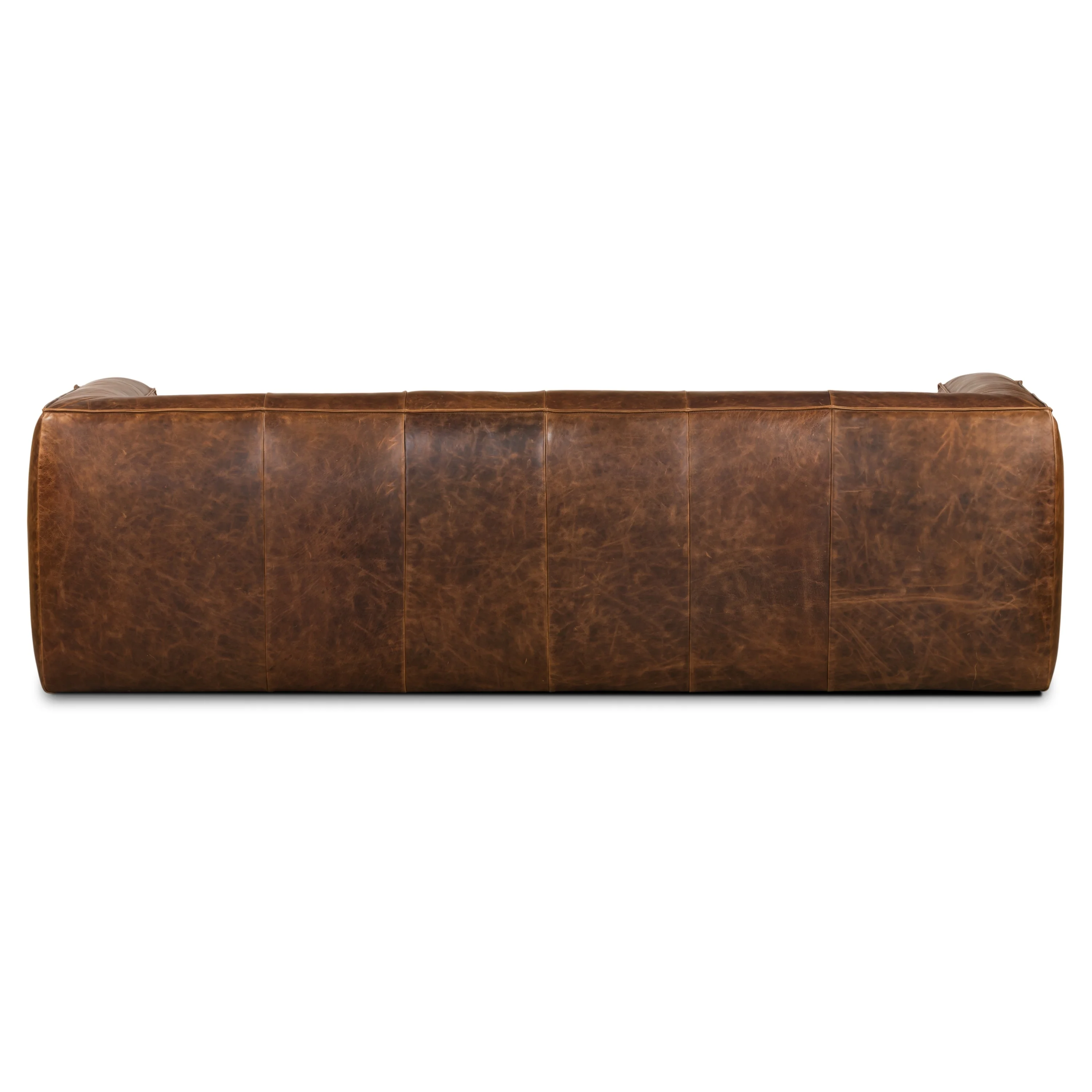 Capa 96.5" Leather Sofa | Chocolate Brown - Image 6