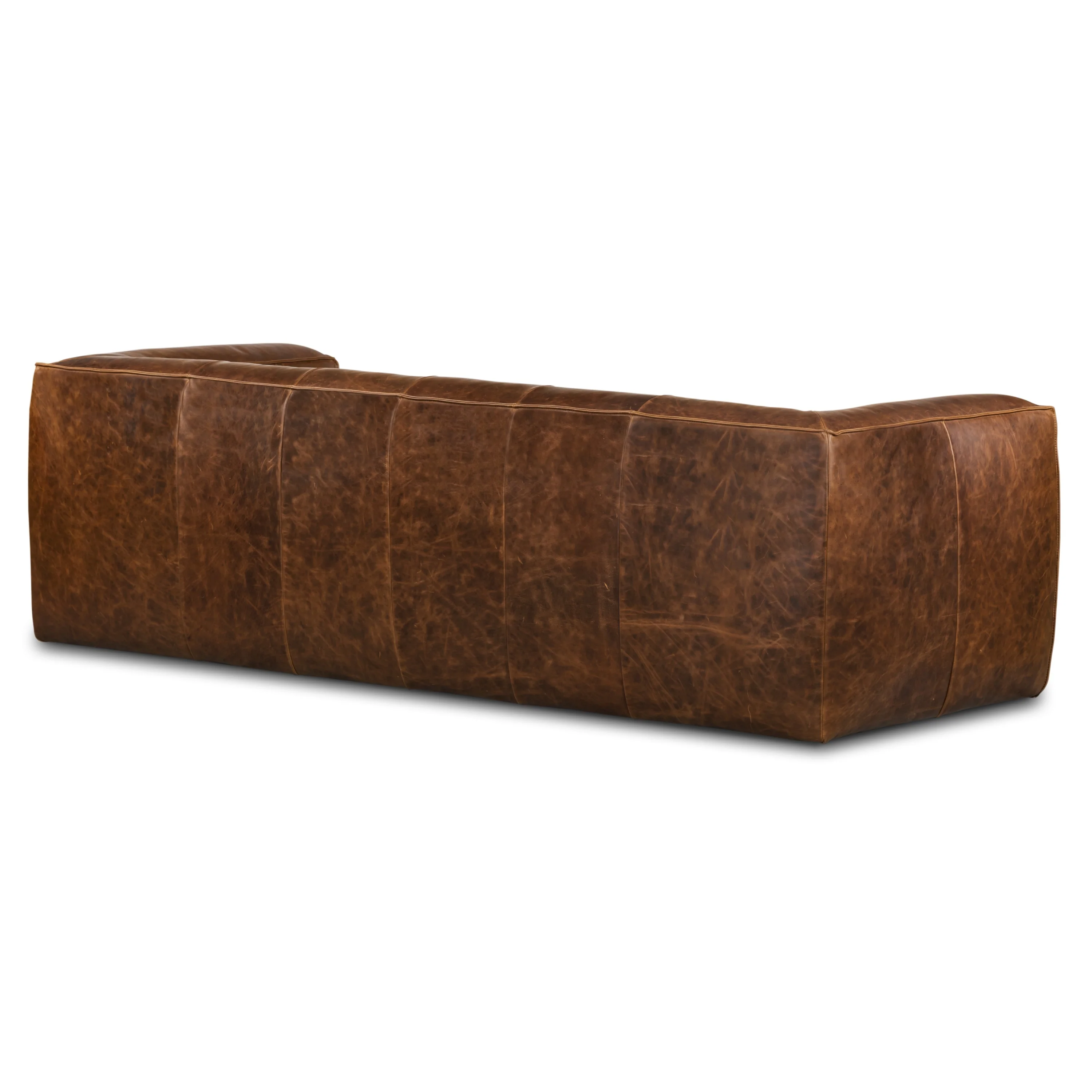 Capa 96.5" Leather Sofa | Chocolate Brown - Image 7