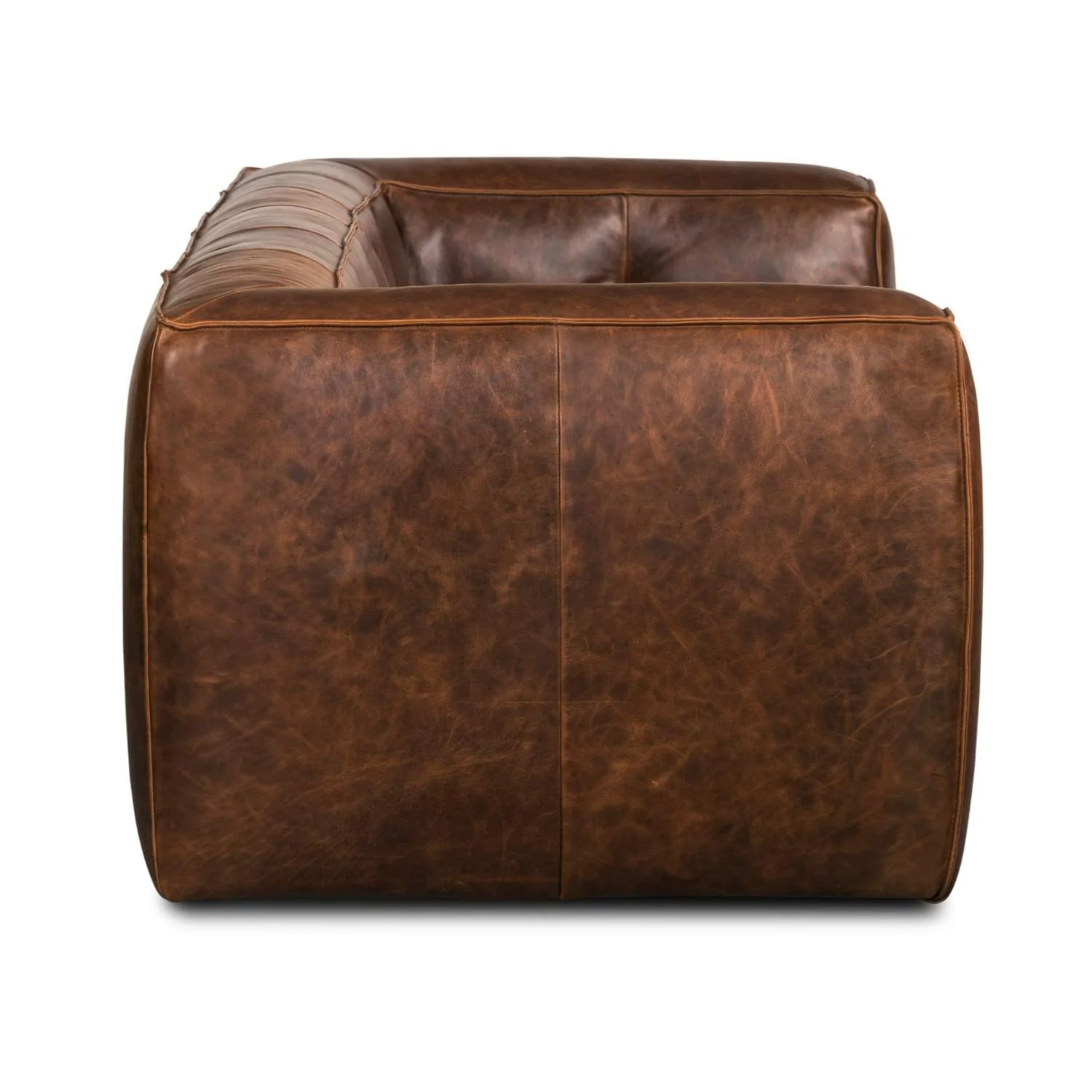 Capa 96.5" Leather Sofa | Chocolate Brown - Image 8