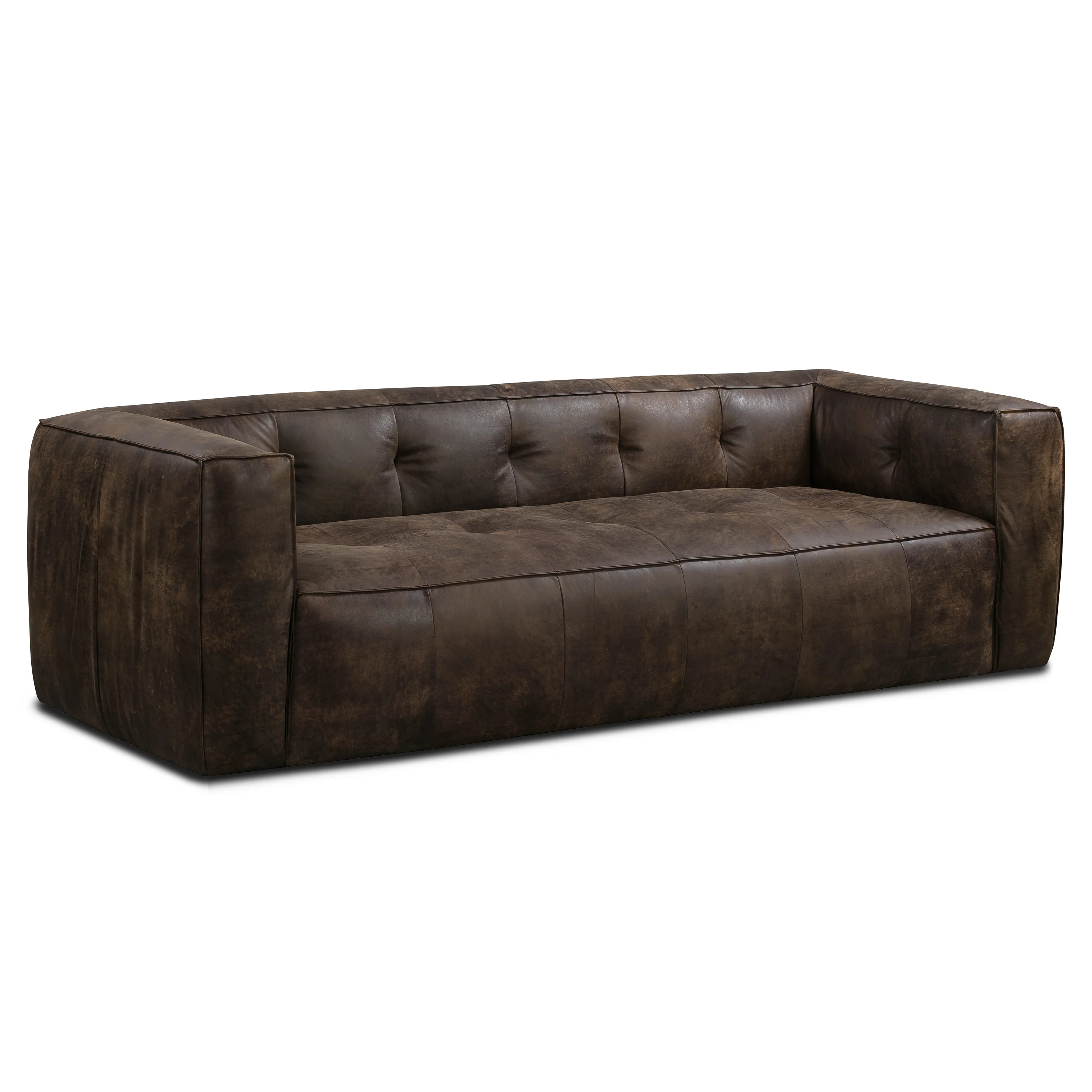 Capa 96.5" Leather Sofa | Outback Brown - Image 4