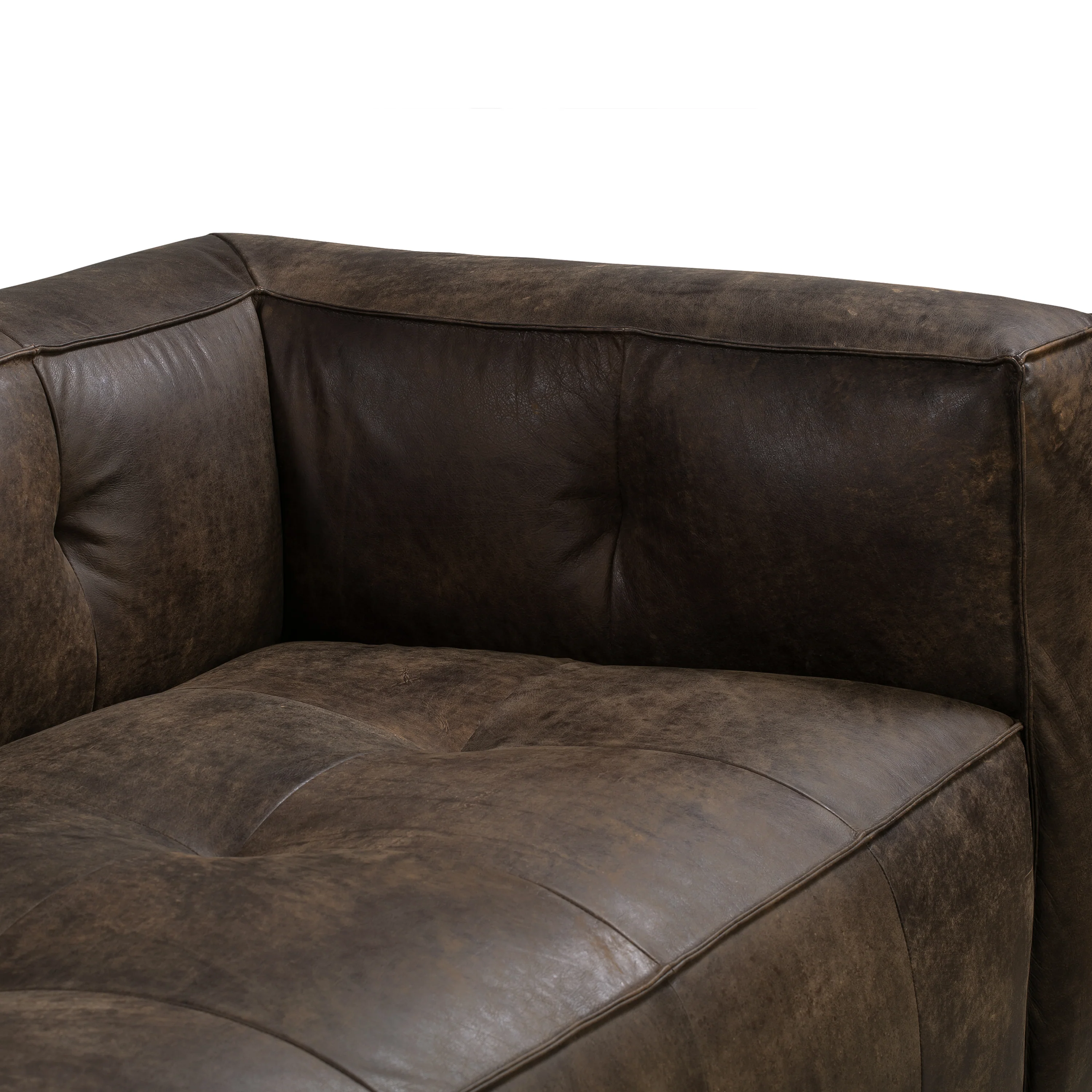 Capa 96.5" Leather Sofa | Outback Brown - Image 8