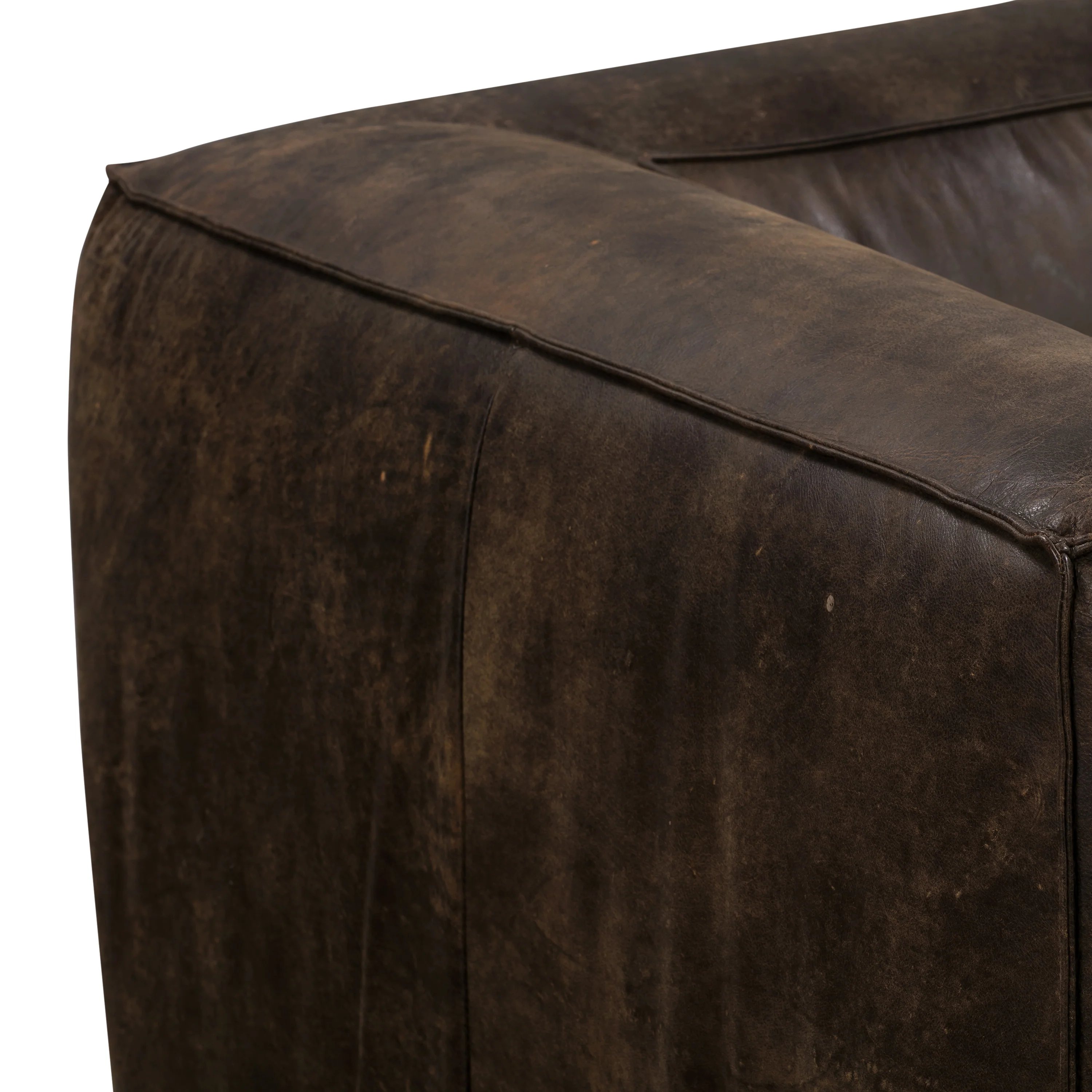 Capa 96.5" Leather Sofa | Outback Brown - Image 9