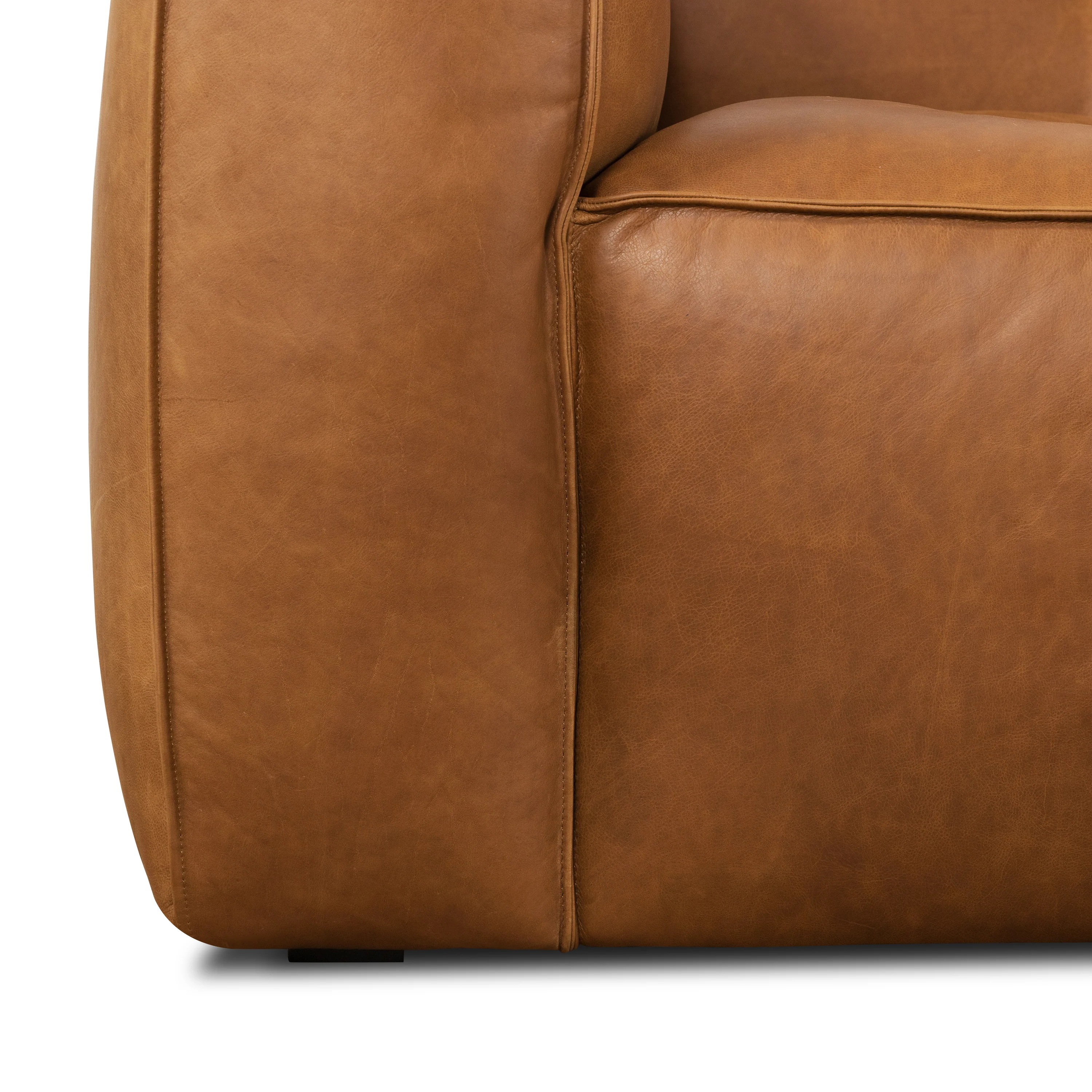 Capa 96.5" Leather Sofa | Saddle Tan - Image 11