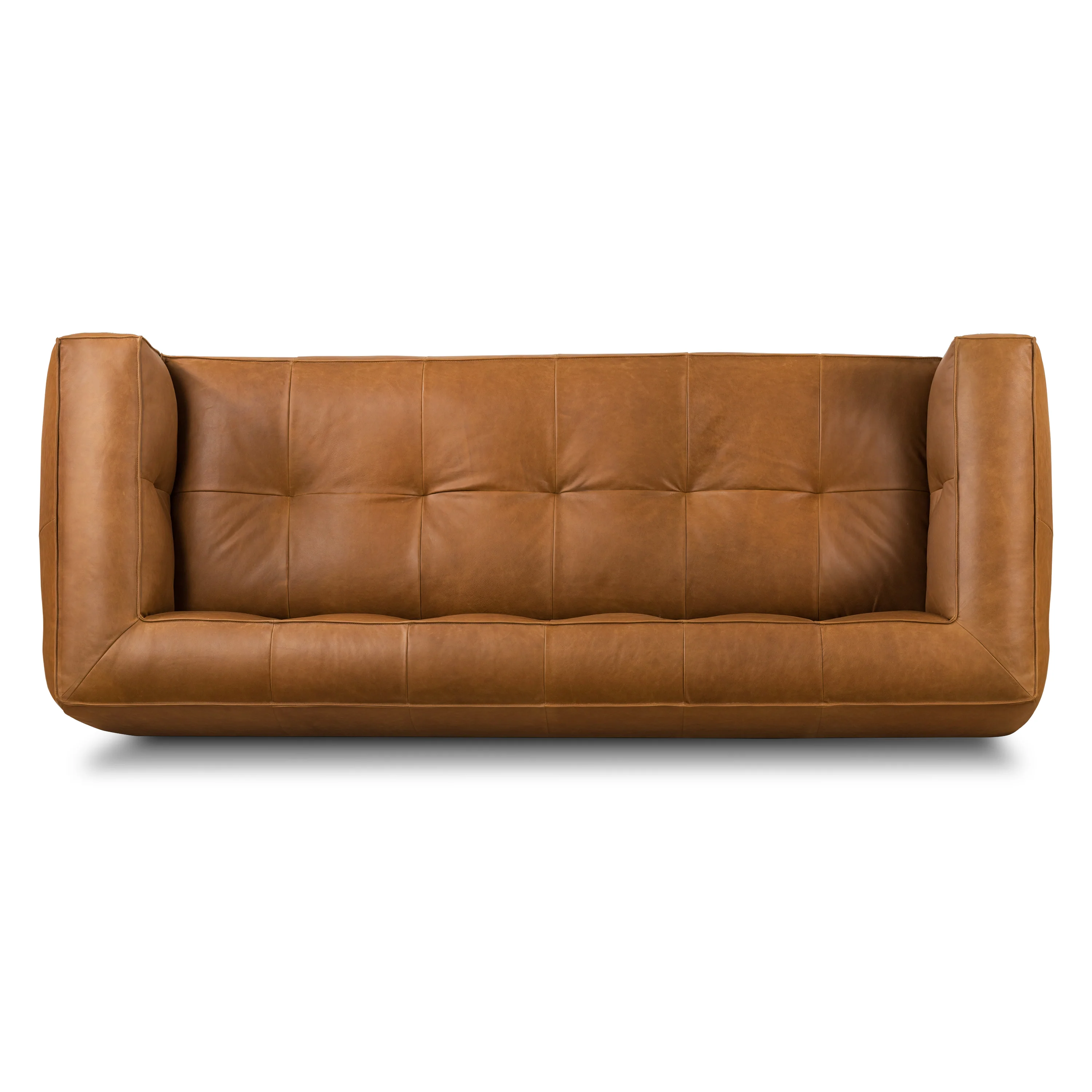 Capa 96.5" Leather Sofa | Saddle Tan - Image 5