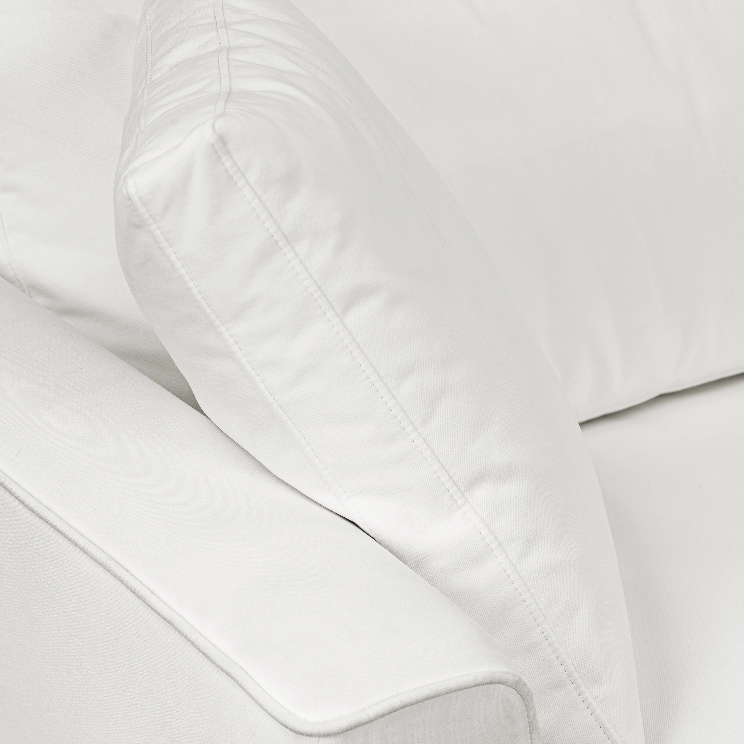 Capri 86" Pull-Out Sofa Bed | Cotton White - Image 12