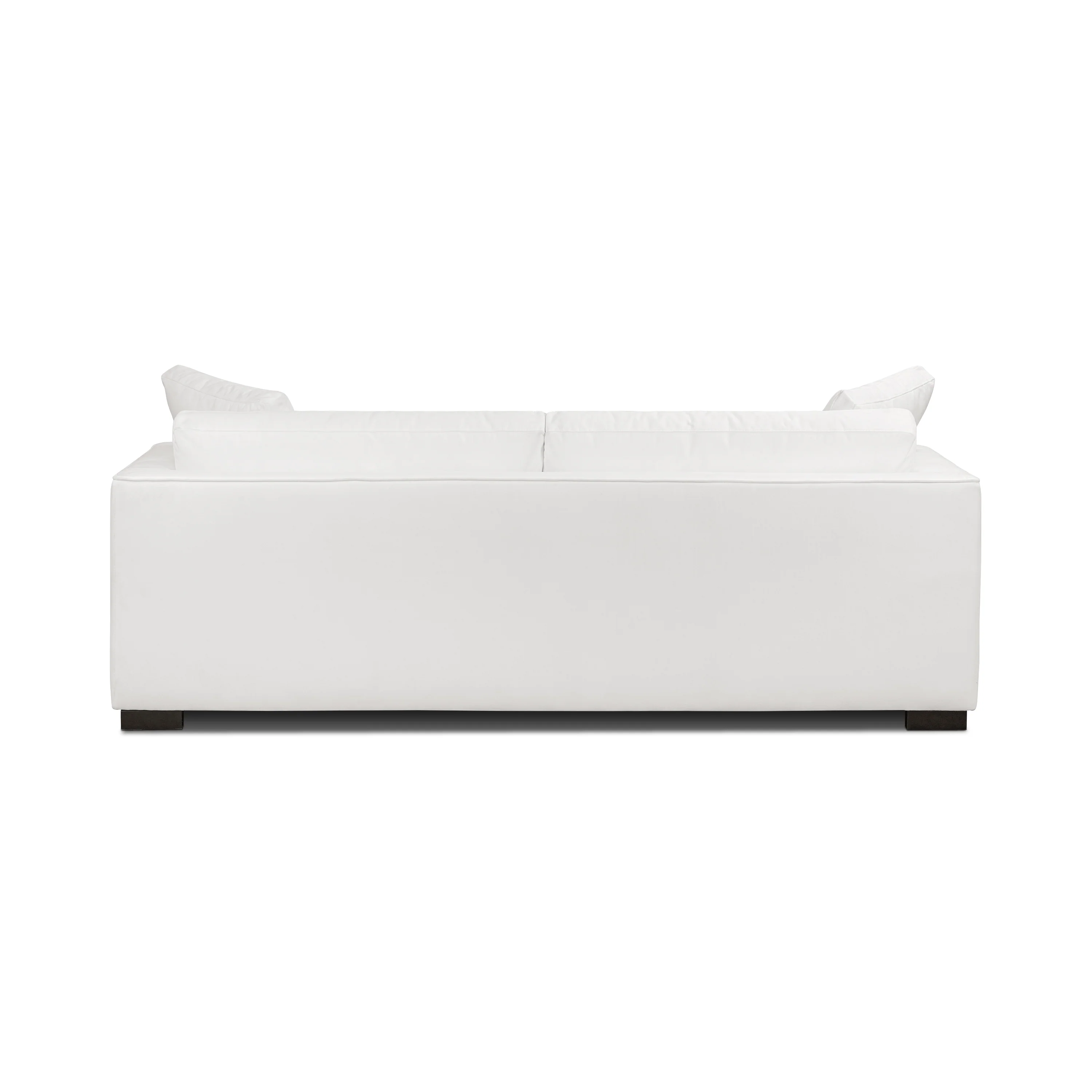 Capri 86" Pull-Out Sofa Bed | Cotton White - Image 9