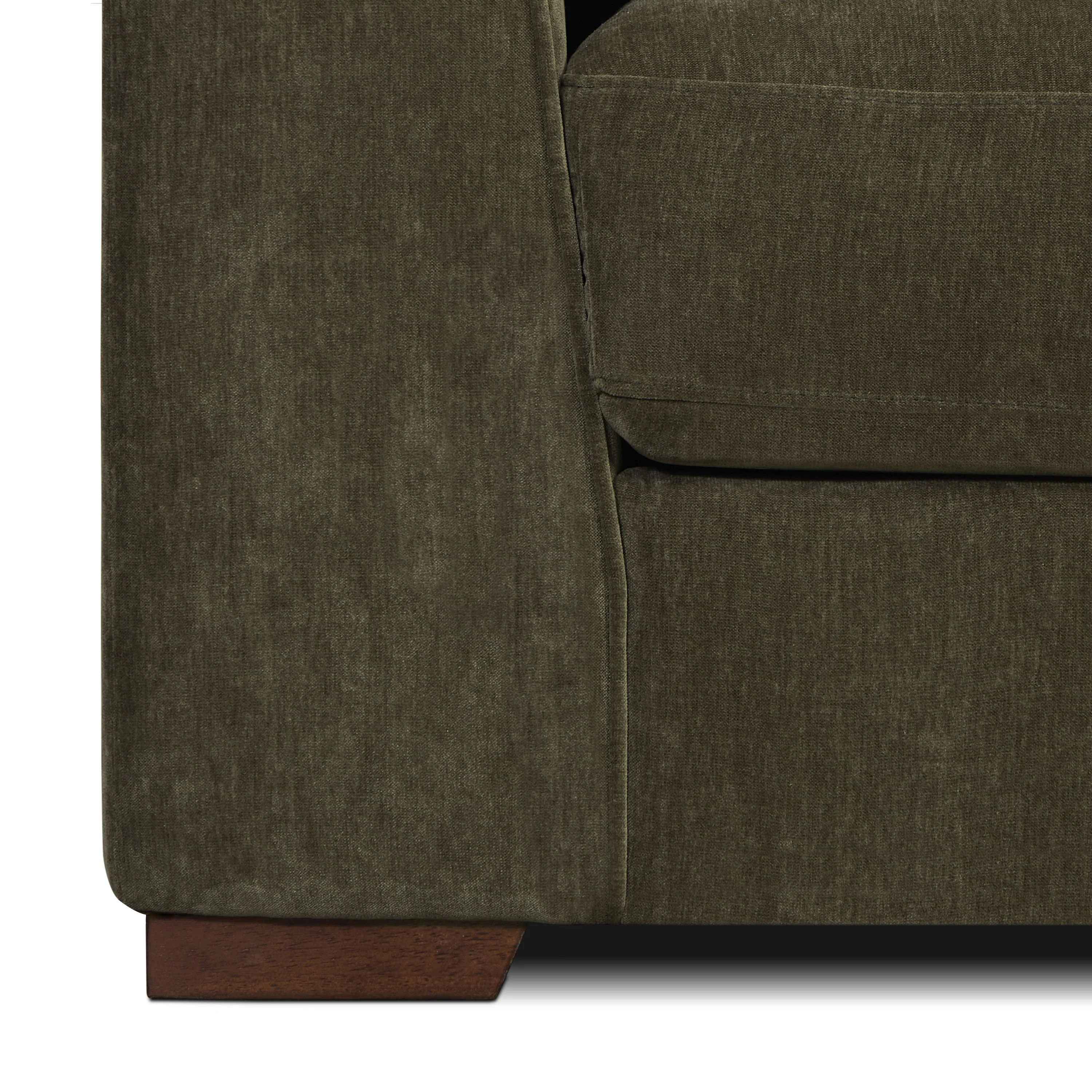 Capri 99" Velvet Sofa | Lume Green - Image 10