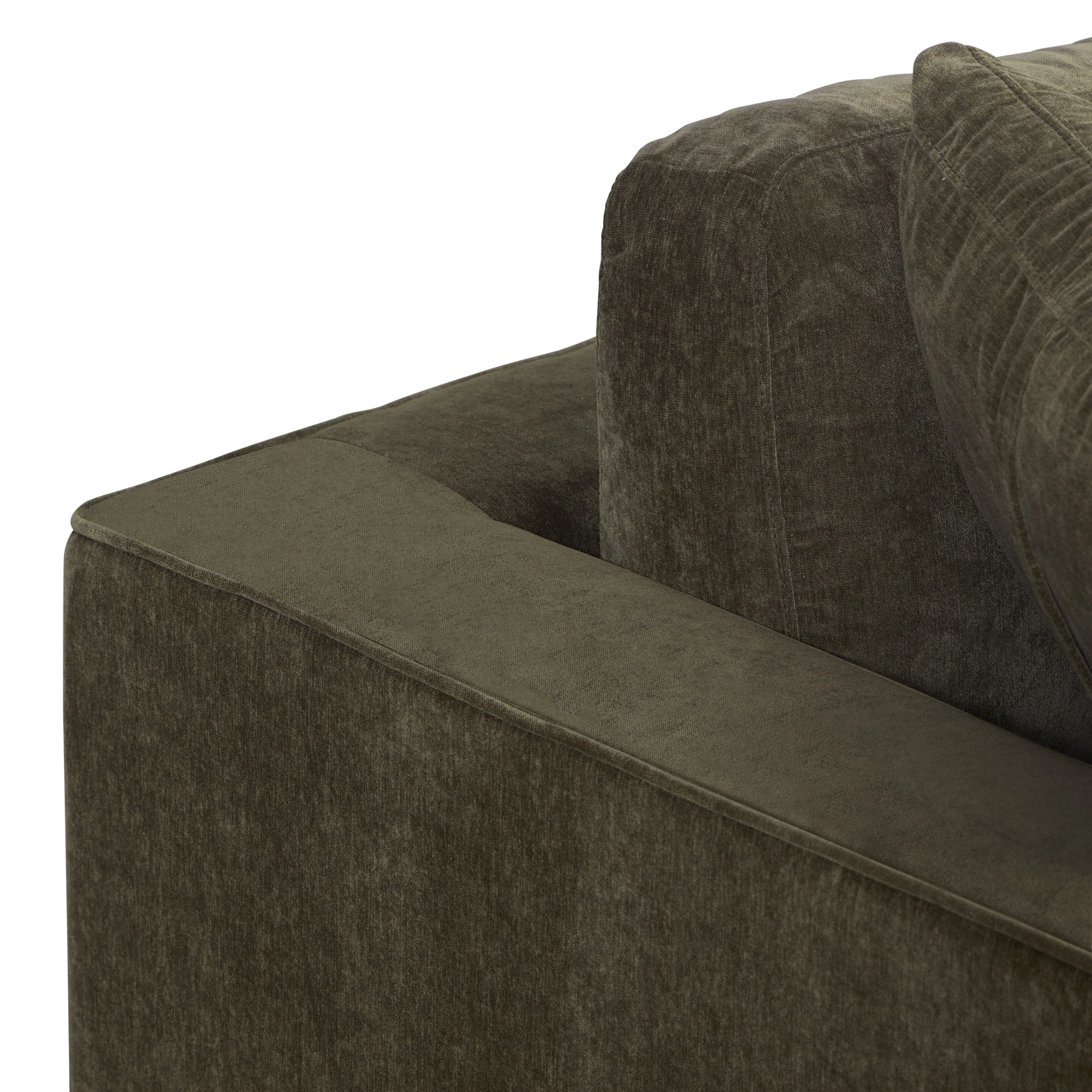 Capri 99" Velvet Sofa | Lume Green - Image 11