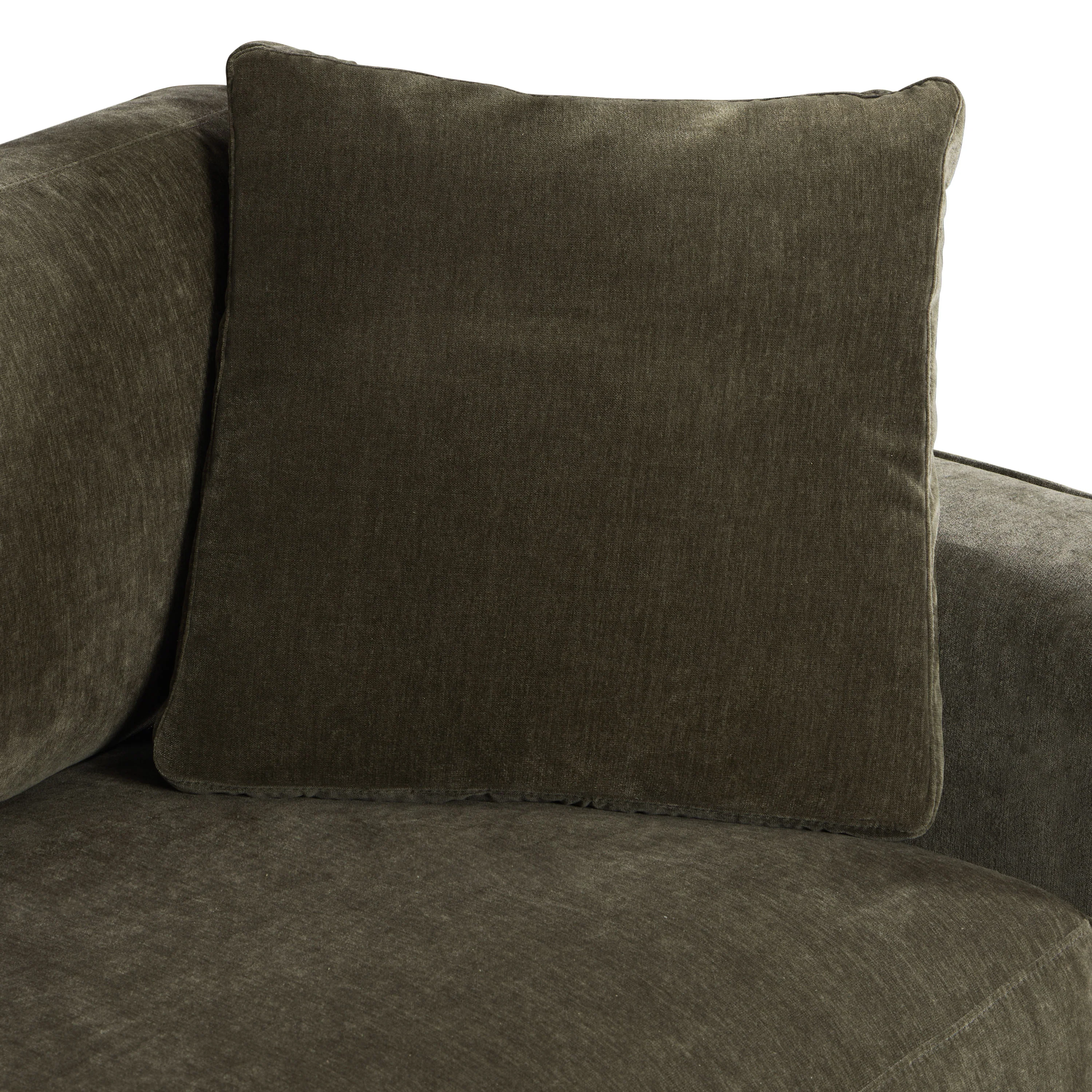 Capri 99" Velvet Sofa | Lume Green - Image 12