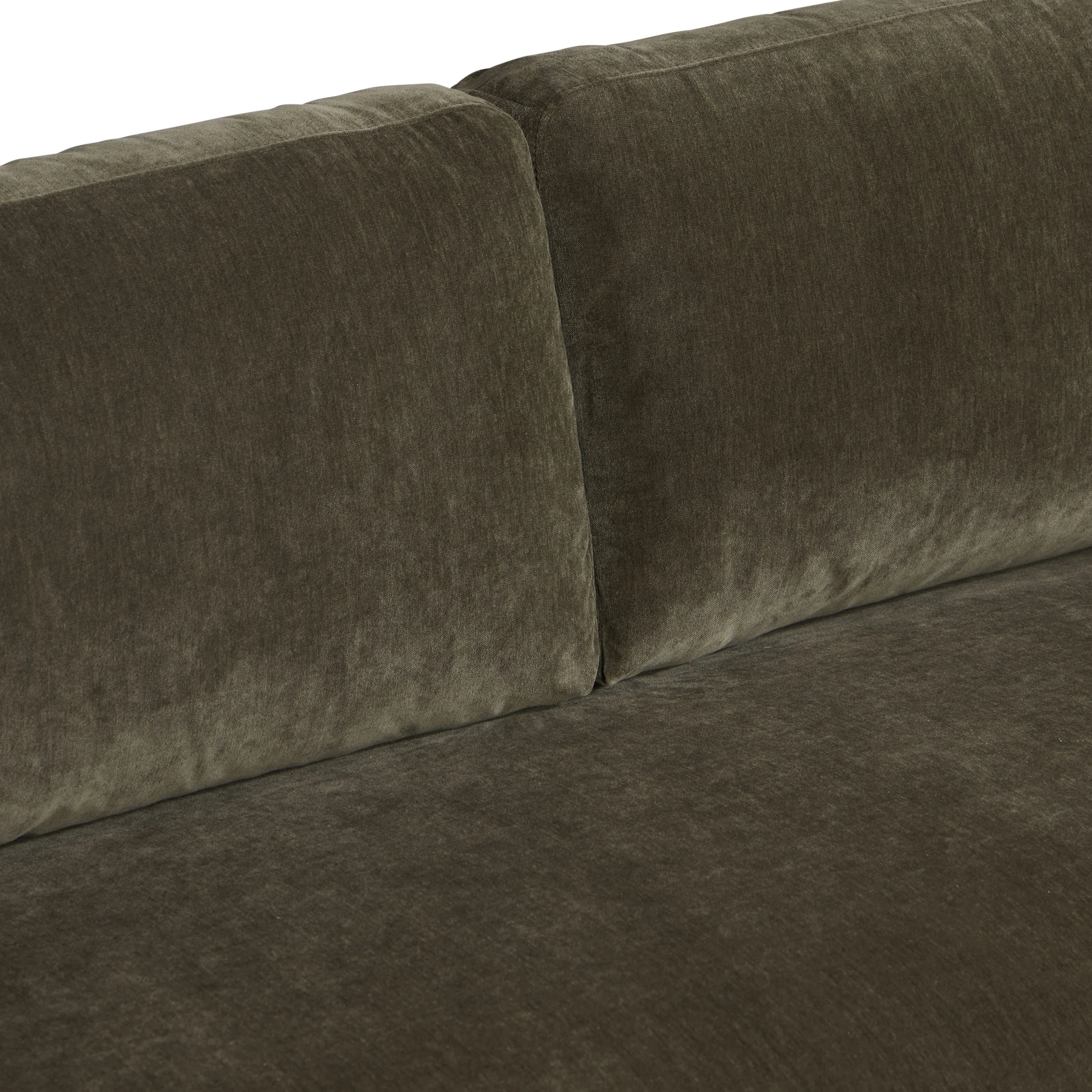 Capri 99" Velvet Sofa | Lume Green - Image 13
