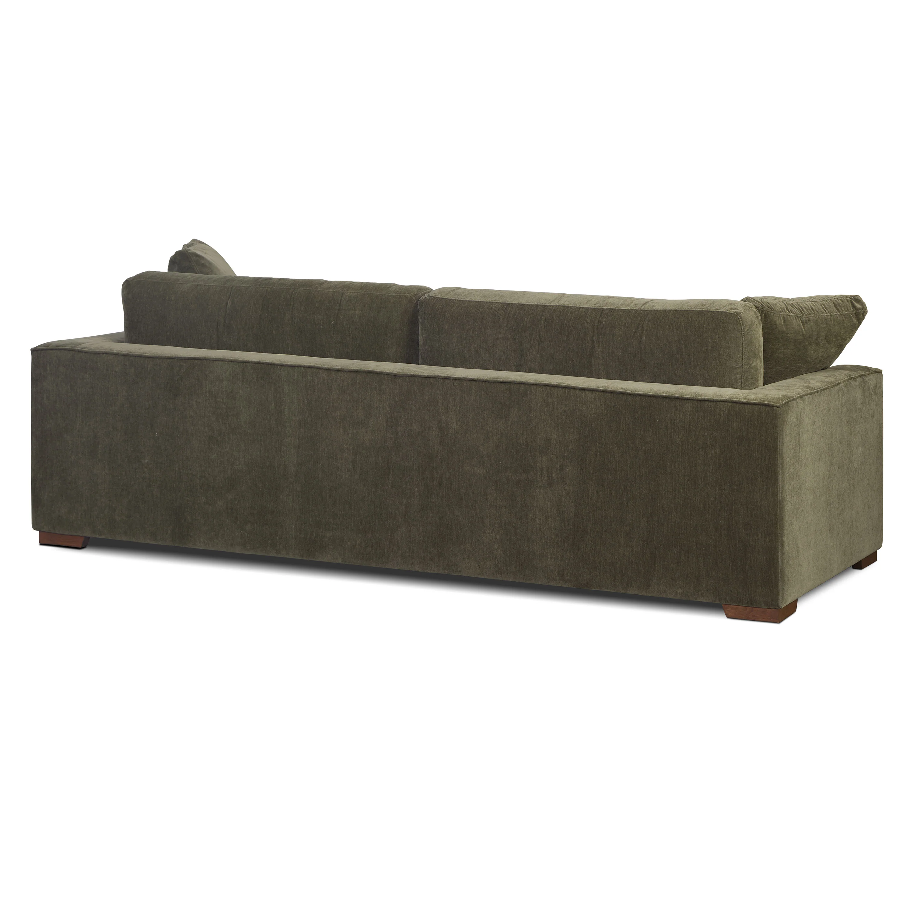 Capri 99" Velvet Sofa | Lume Green - Image 6