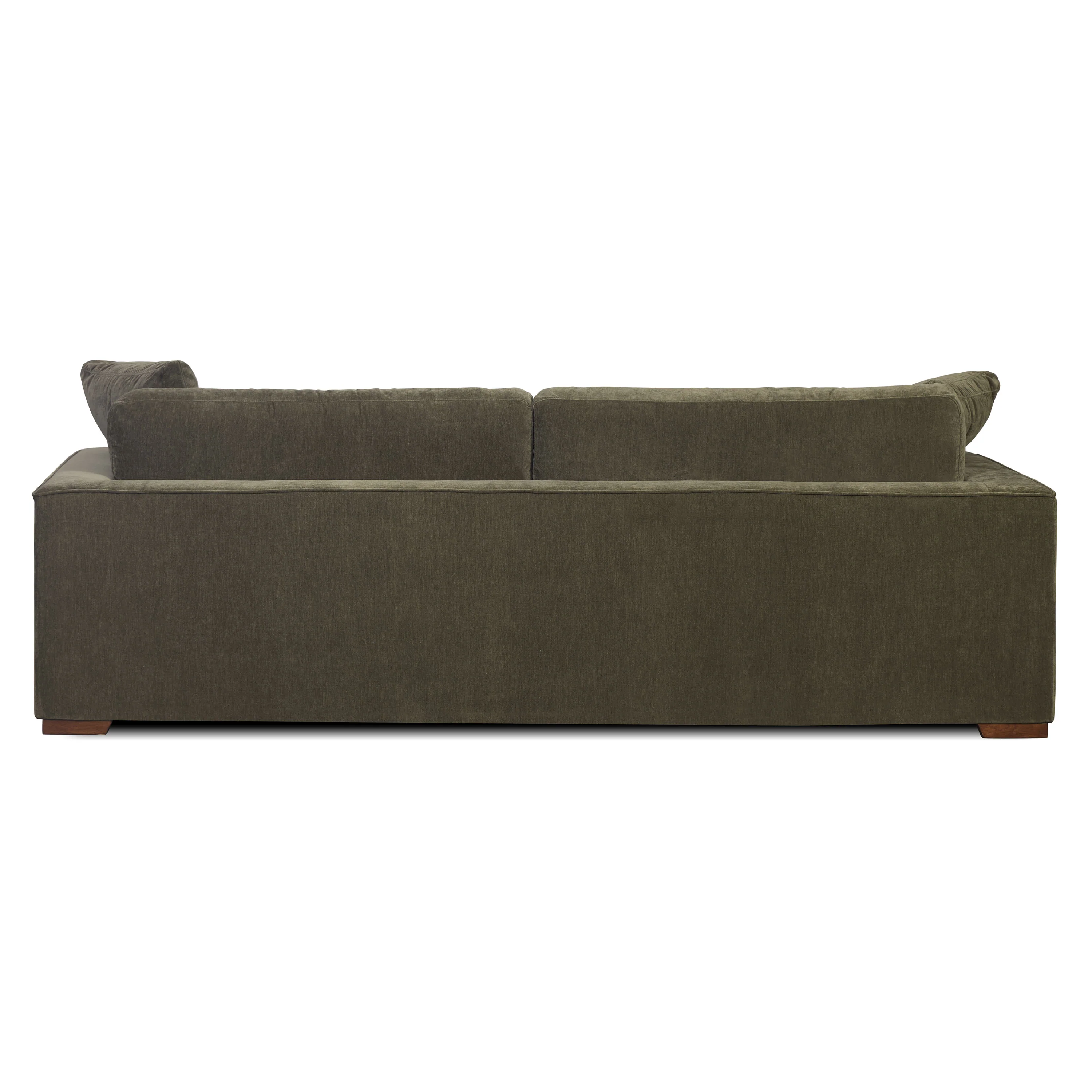 Capri 99" Velvet Sofa | Lume Green - Image 8
