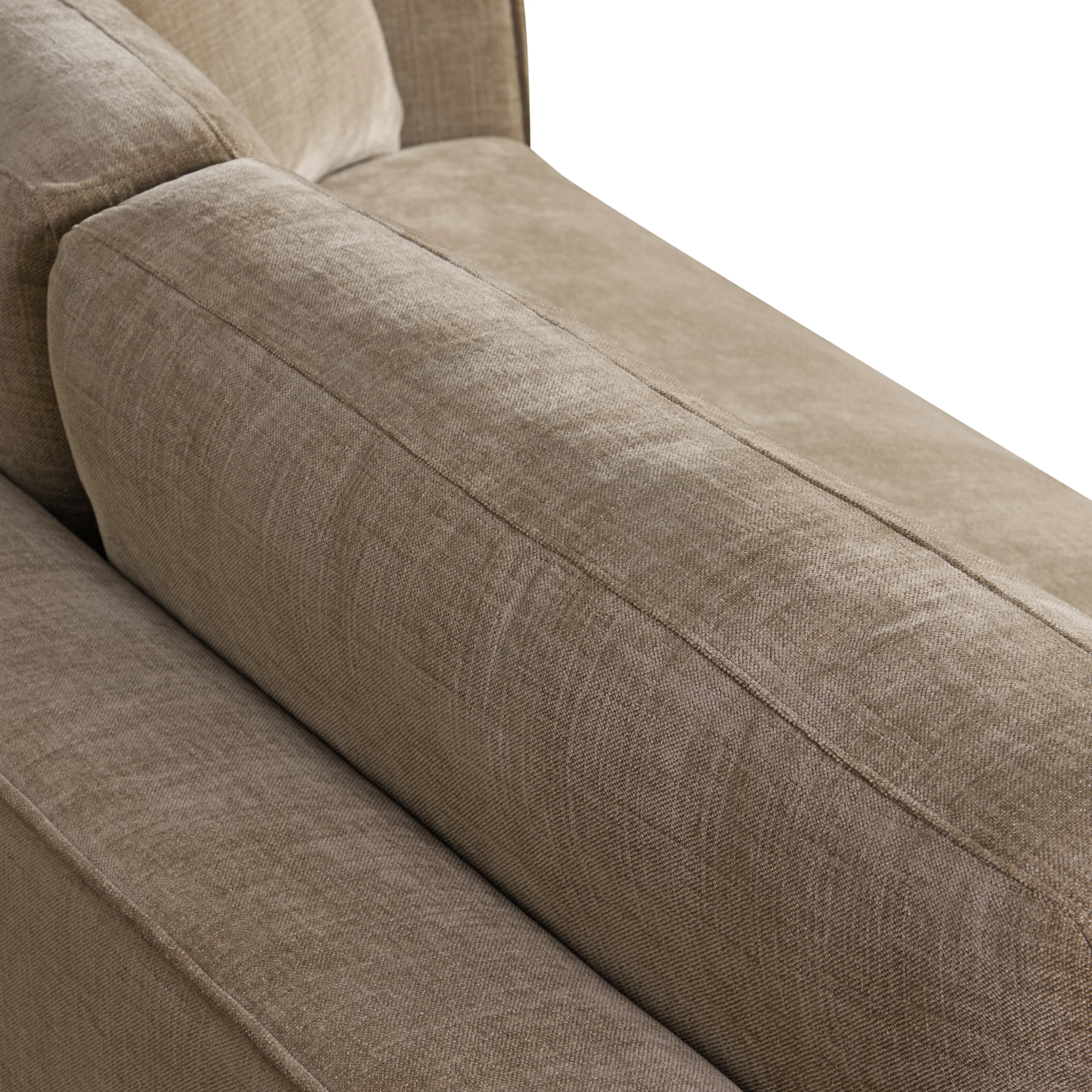 Capri 99" Sofa | Clove Brown - Image 16