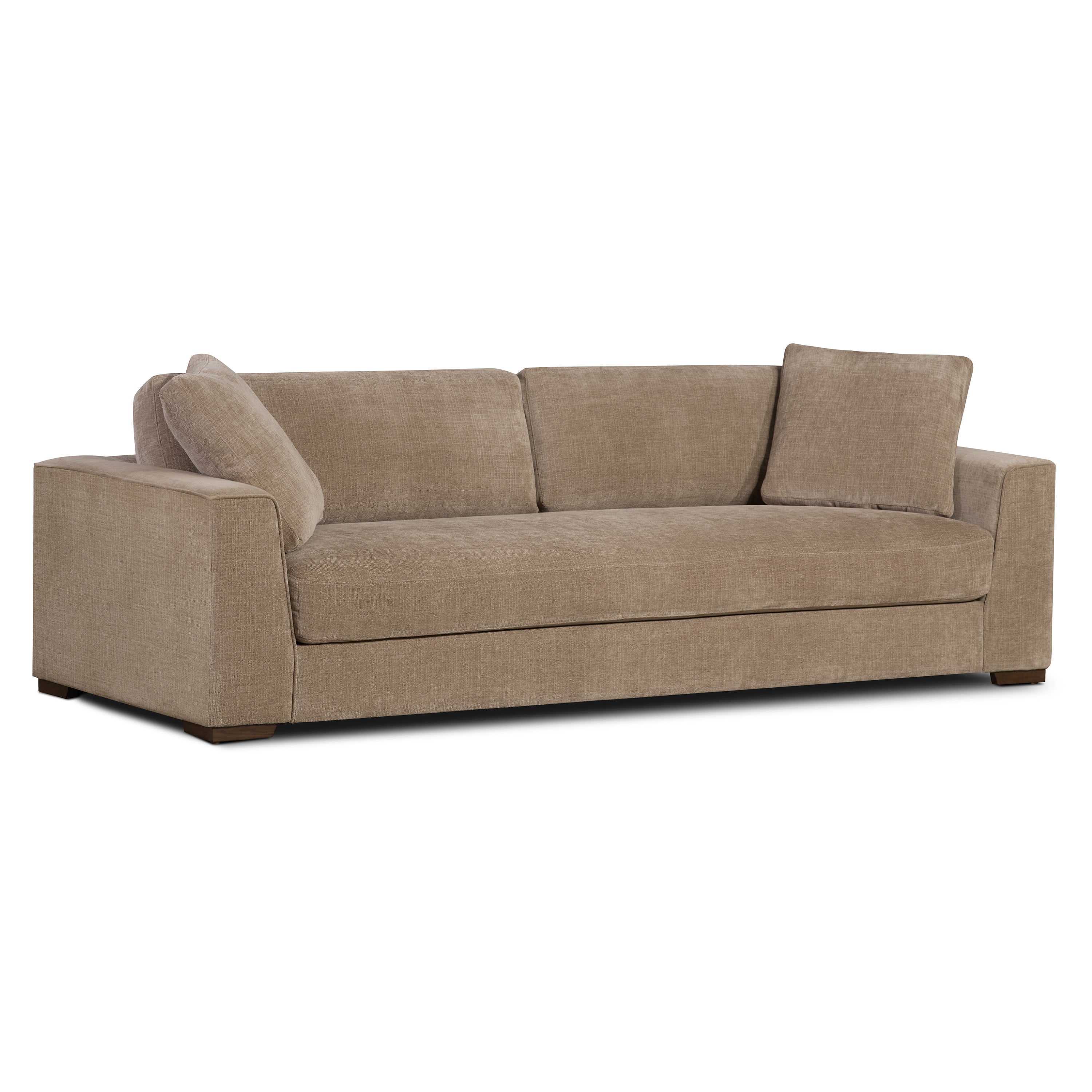 Capri 99" Sofa | Clove Brown - Image 4
