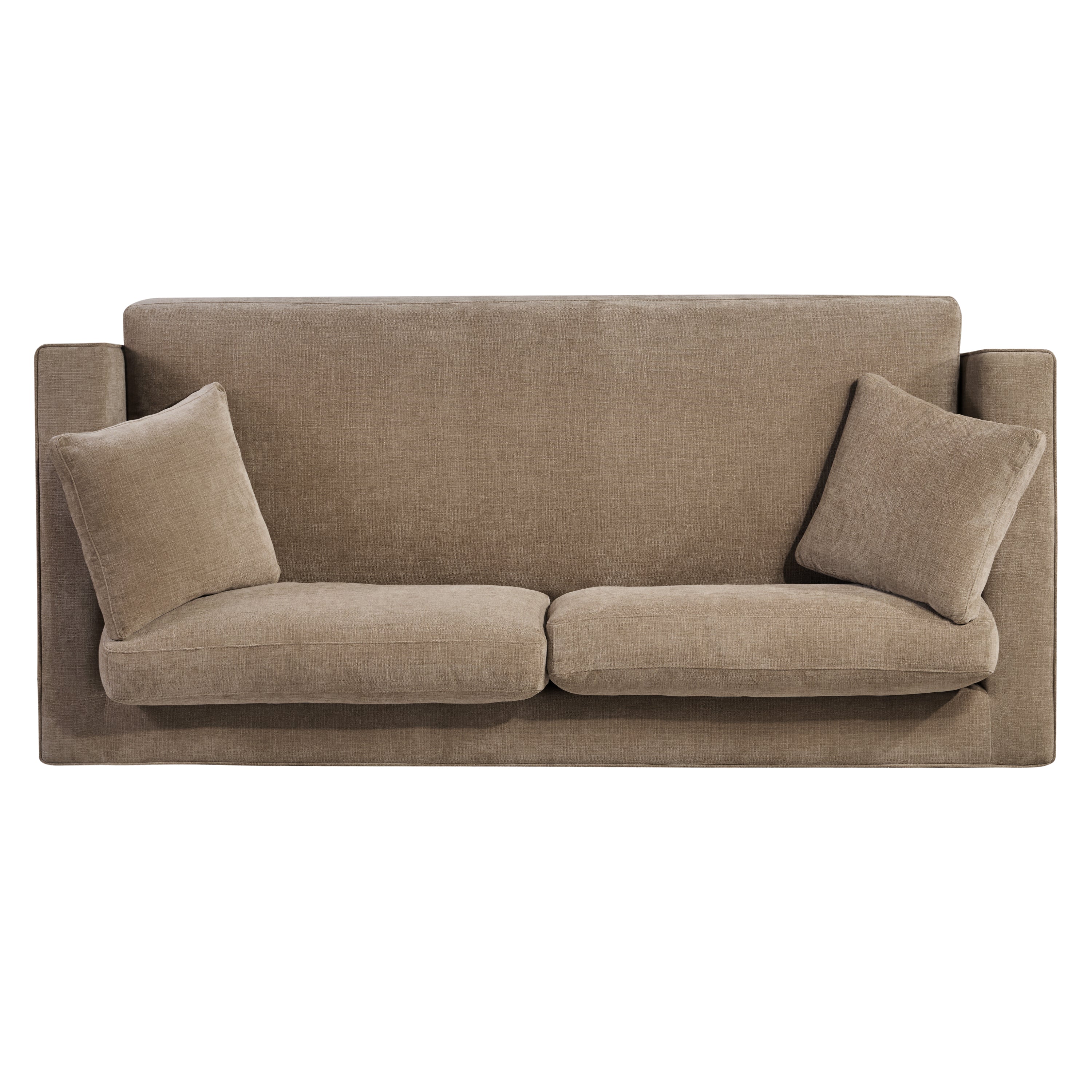 Capri 99" Sofa | Clove Brown - Image 9