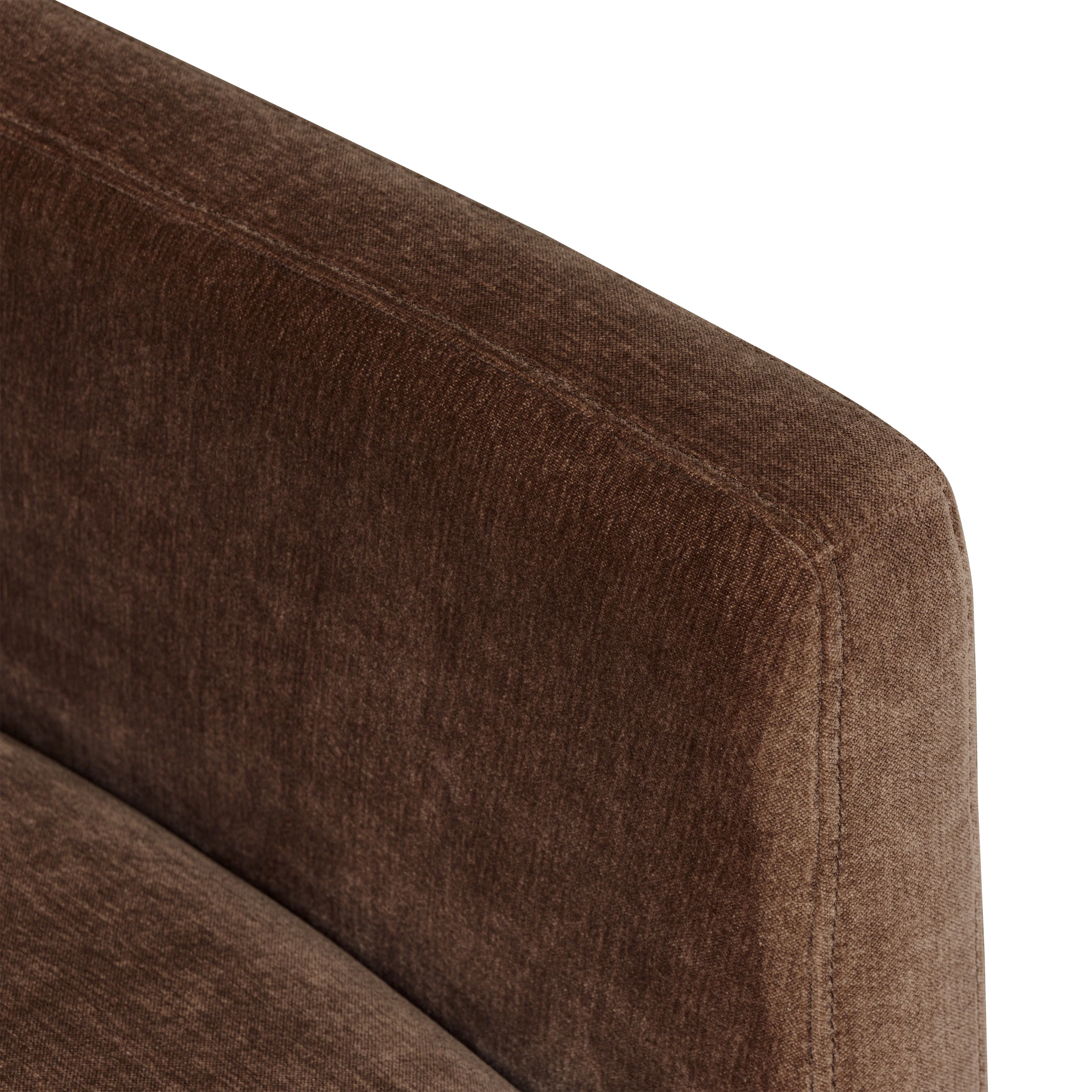 Carla Swivel Lounge Chair | Bronzer Brown - Image 10