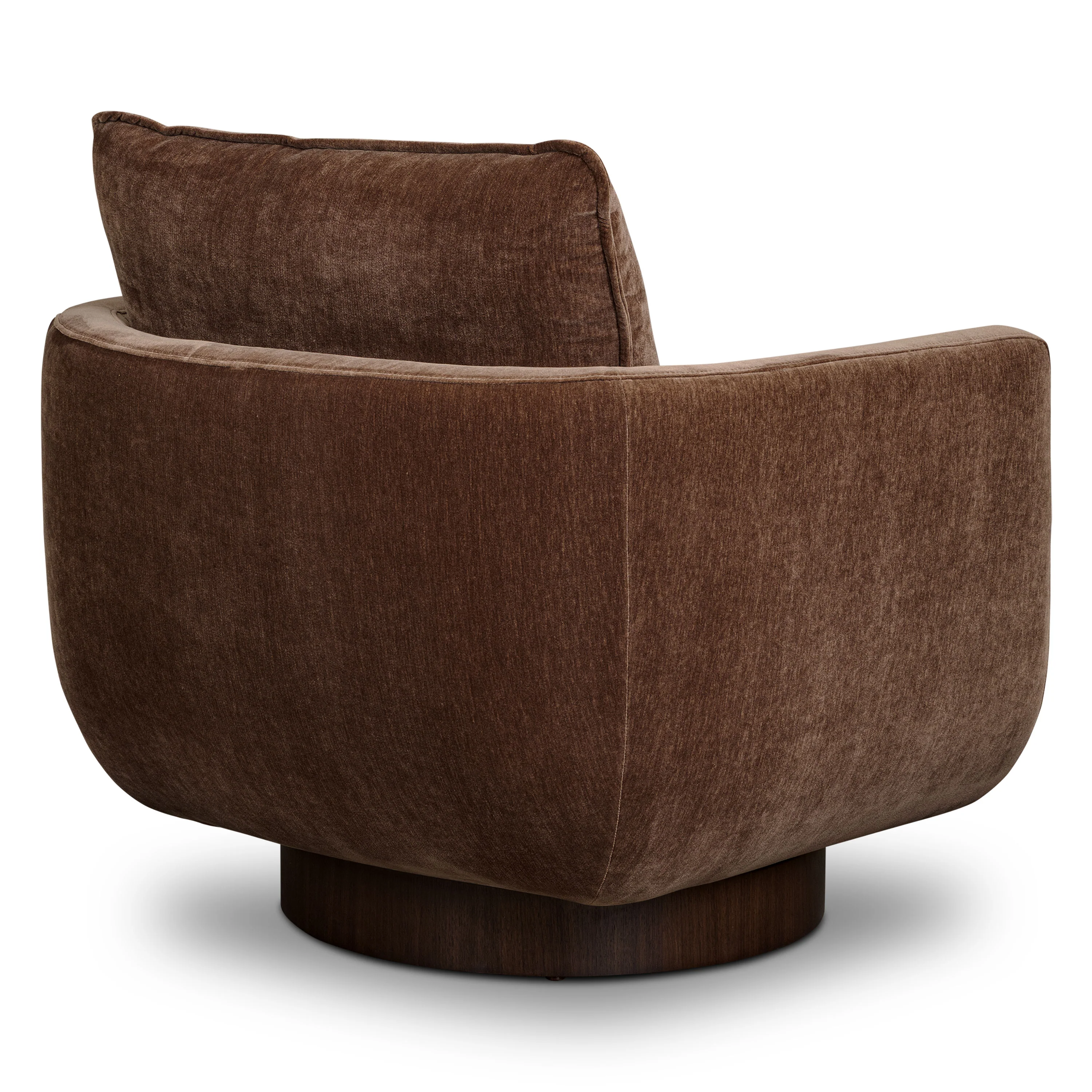 Carla Swivel Lounge Chair | Bronzer Brown - Image 7