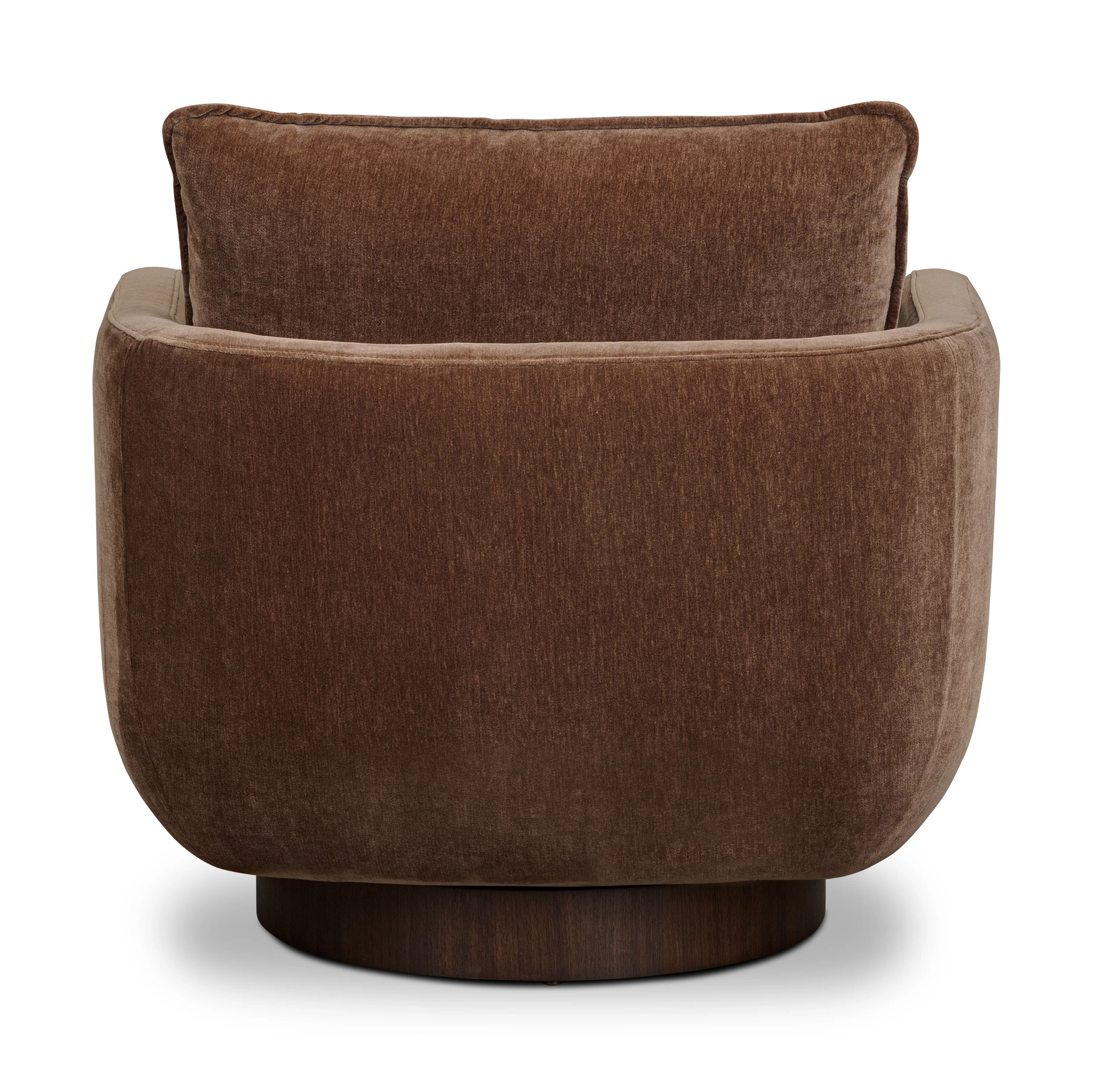 Carla Swivel Lounge Chair | Bronzer Brown - Image 8